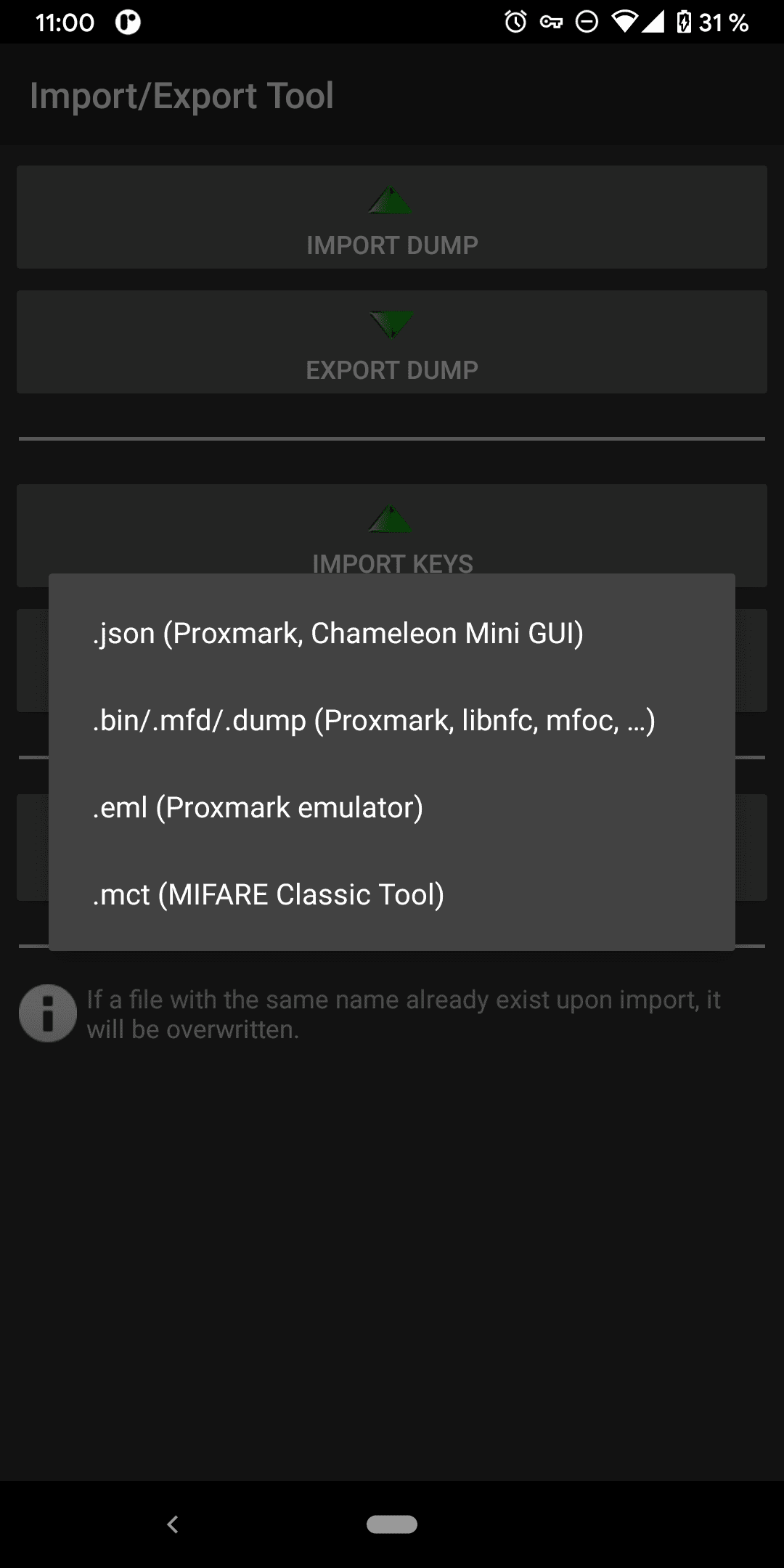 Скриншот 8 — MIFARE Classic Tool
