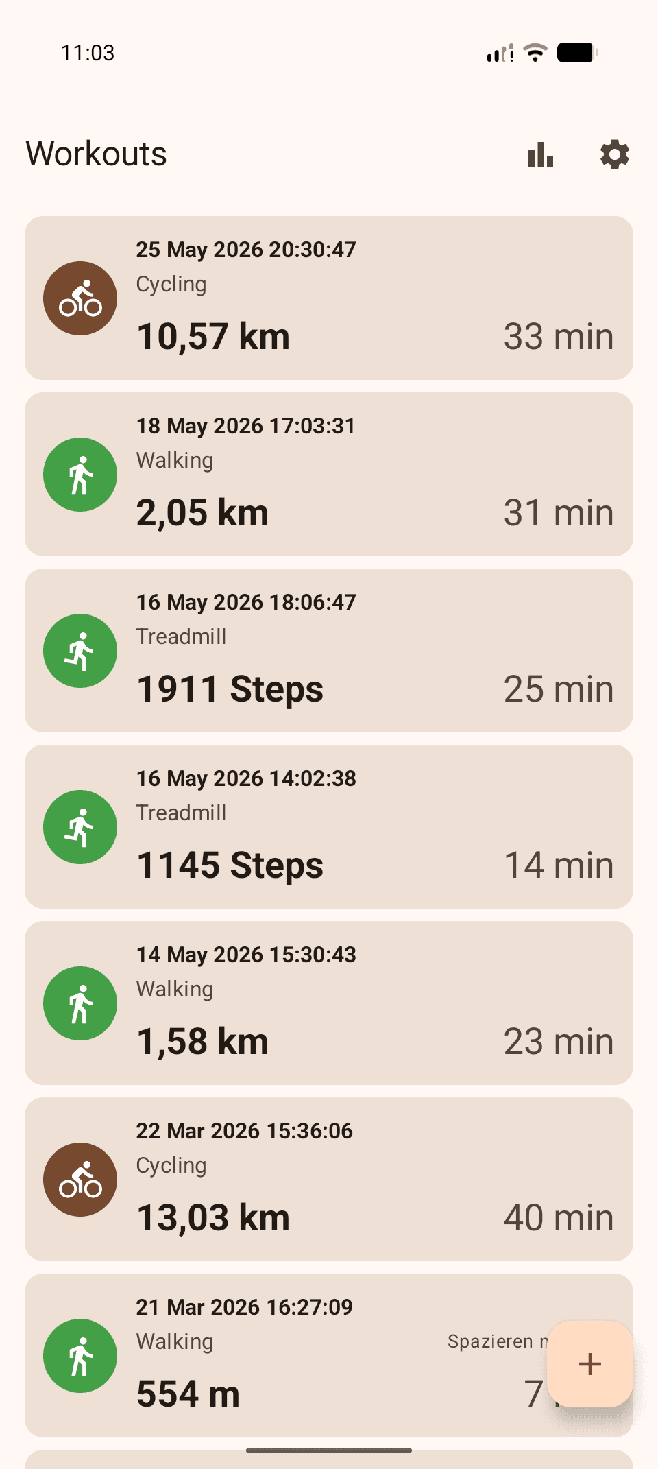 Скриншот 1 — FitoTrack