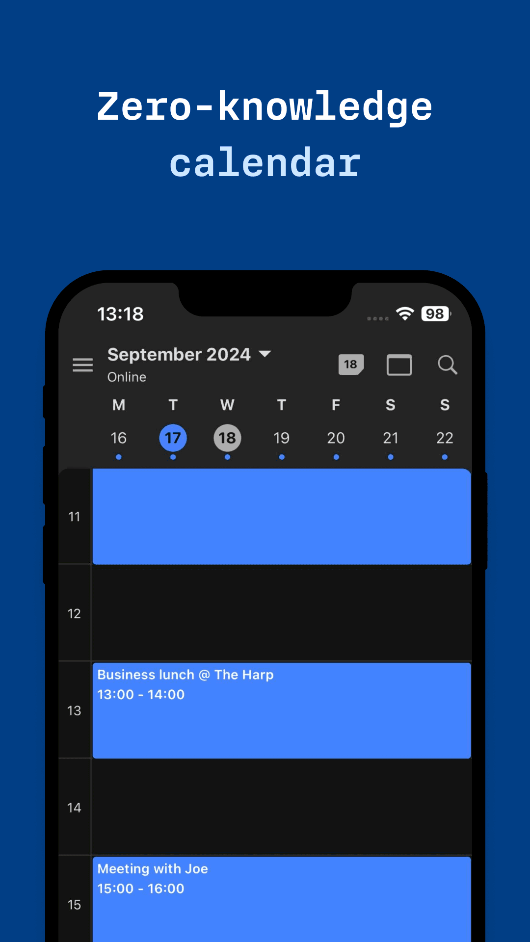 Скриншот 2 — Tuta Calendar