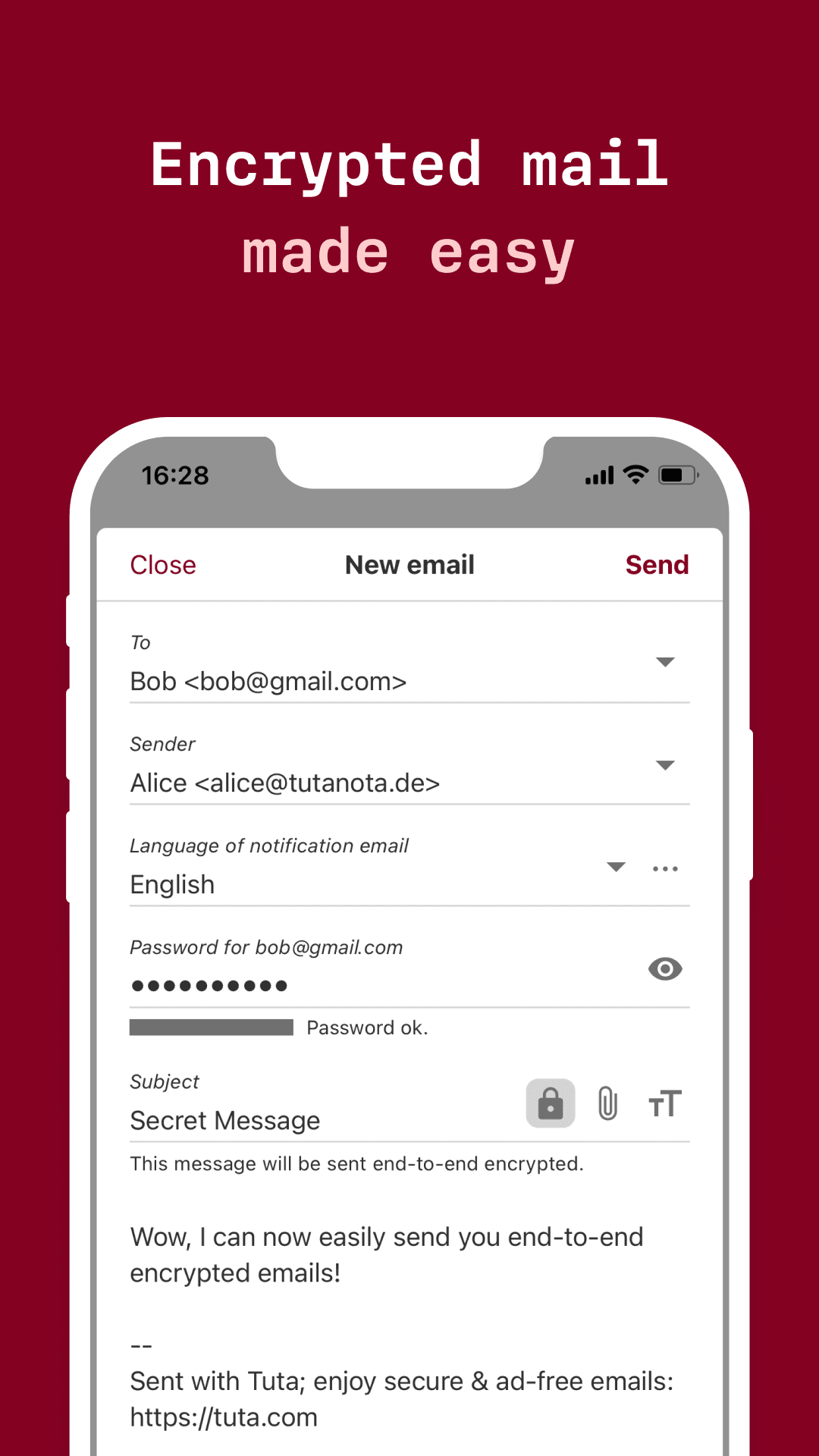 Скриншот 2 — Tuta Mail