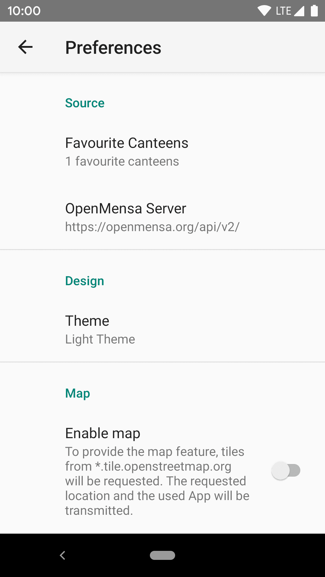 Скриншот 5 — OpenMensa