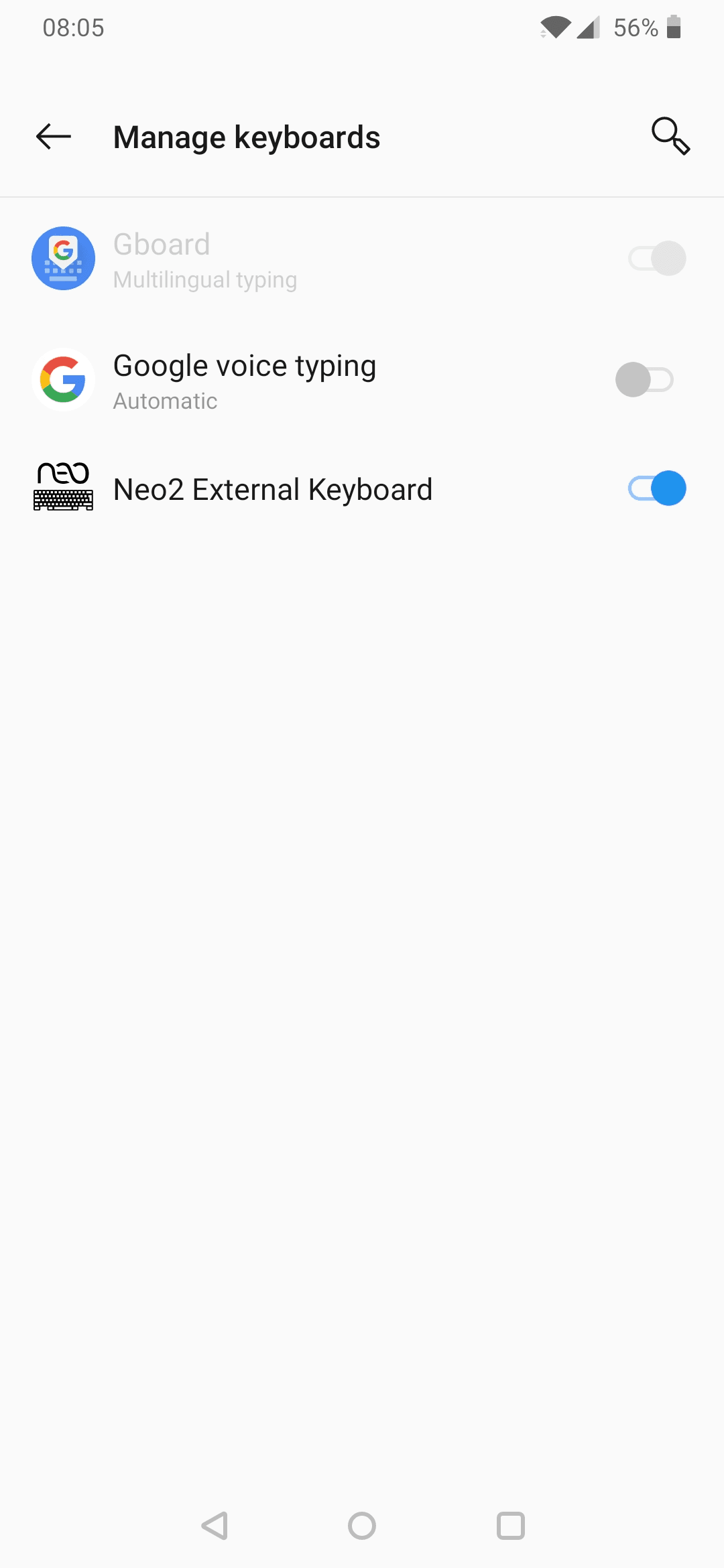 Скриншот 2 — Neo2 External Keyboard
