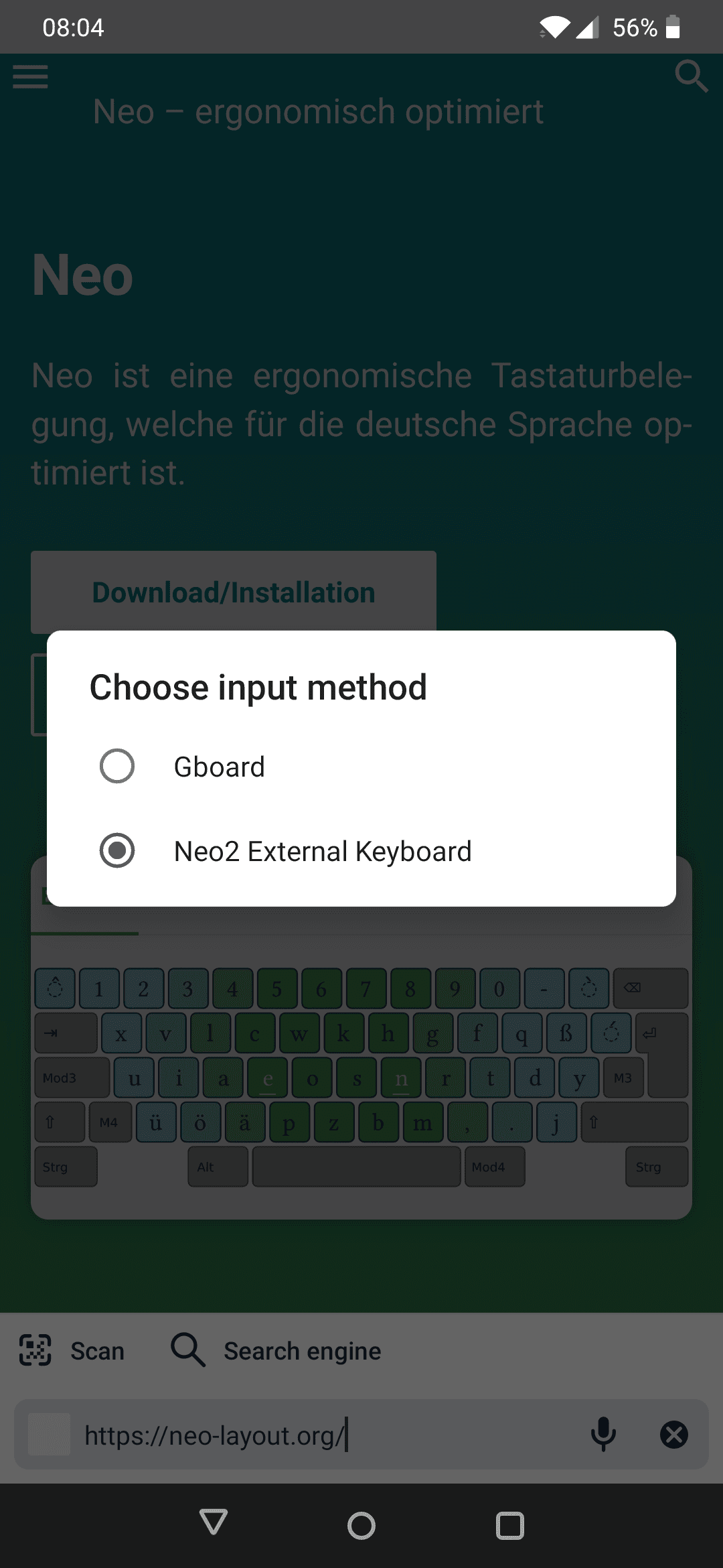 Скриншот 3 — Neo2 External Keyboard