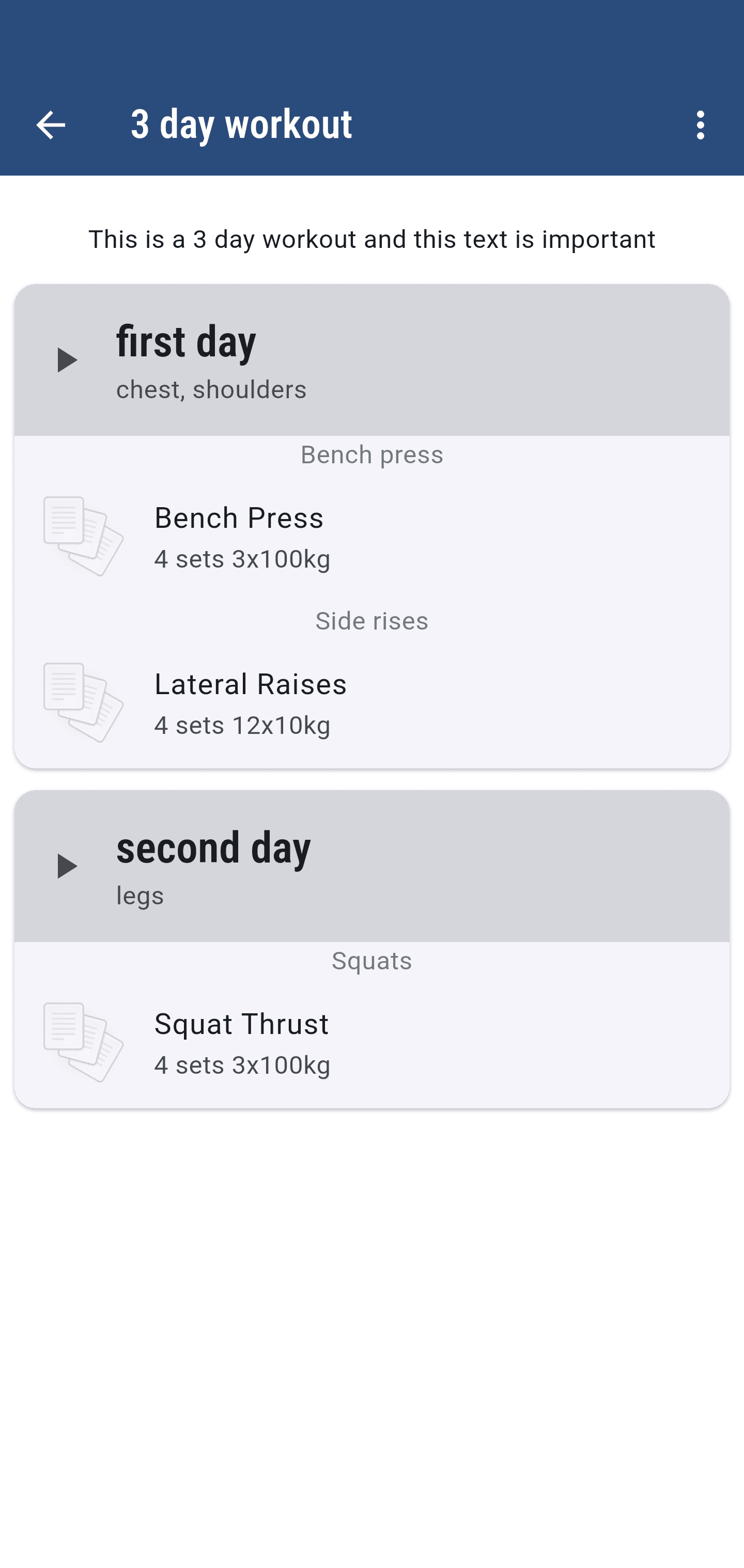 Скриншот 2 — wger Workout Manager