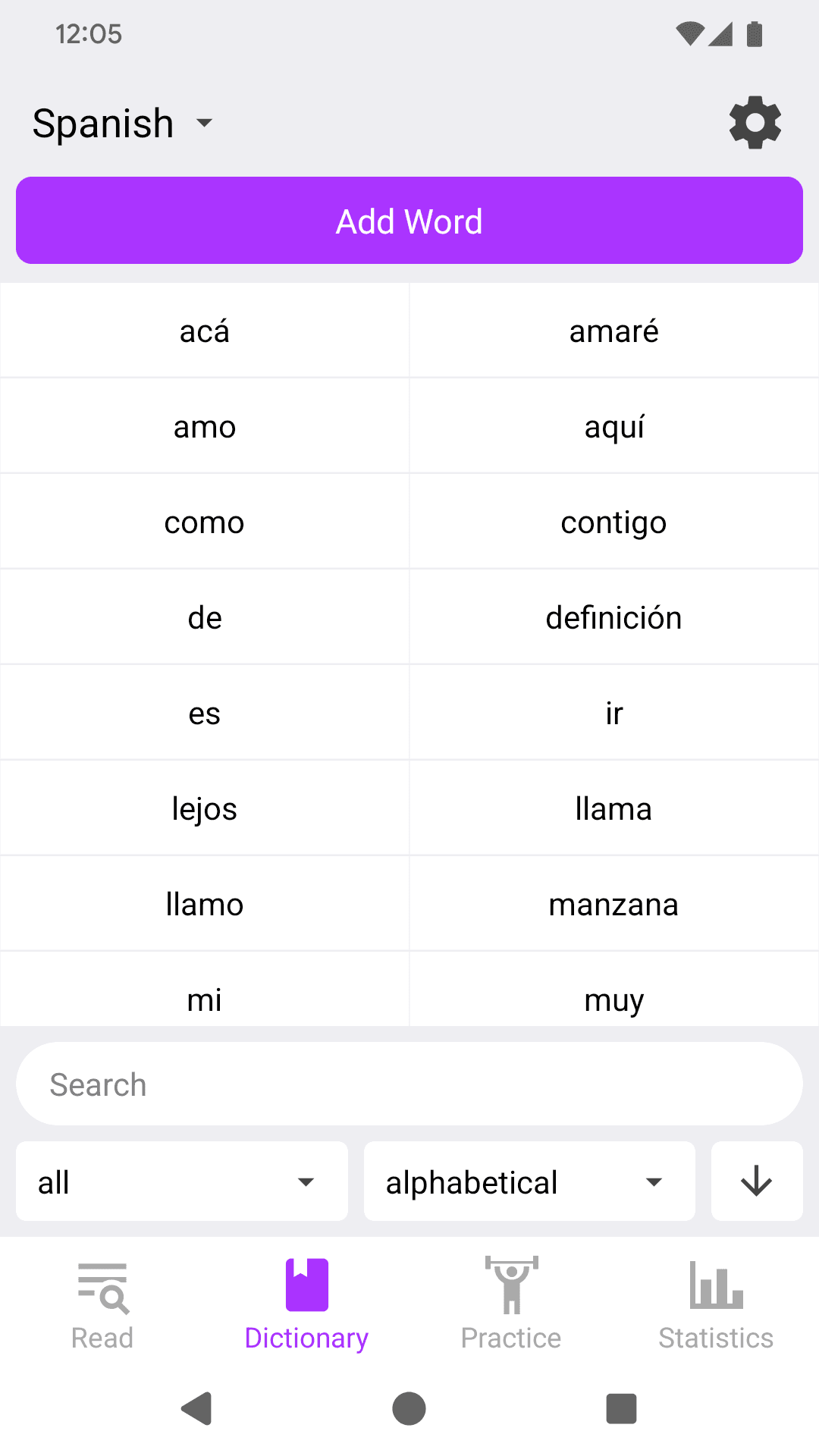 Скриншот 1 — Language Dex