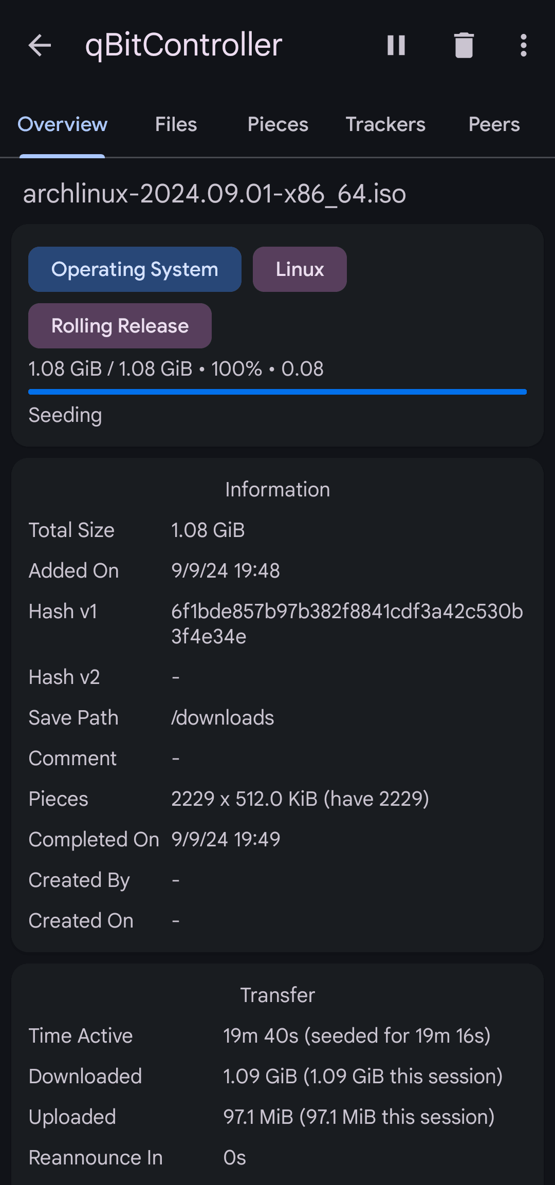 Скриншот 3 — qBitController