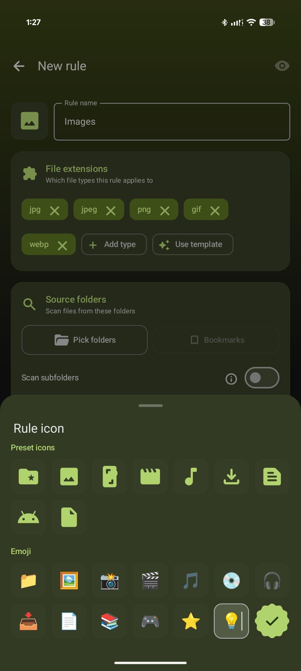 Скриншот 5 — FilePipe: Auto Files Organizer