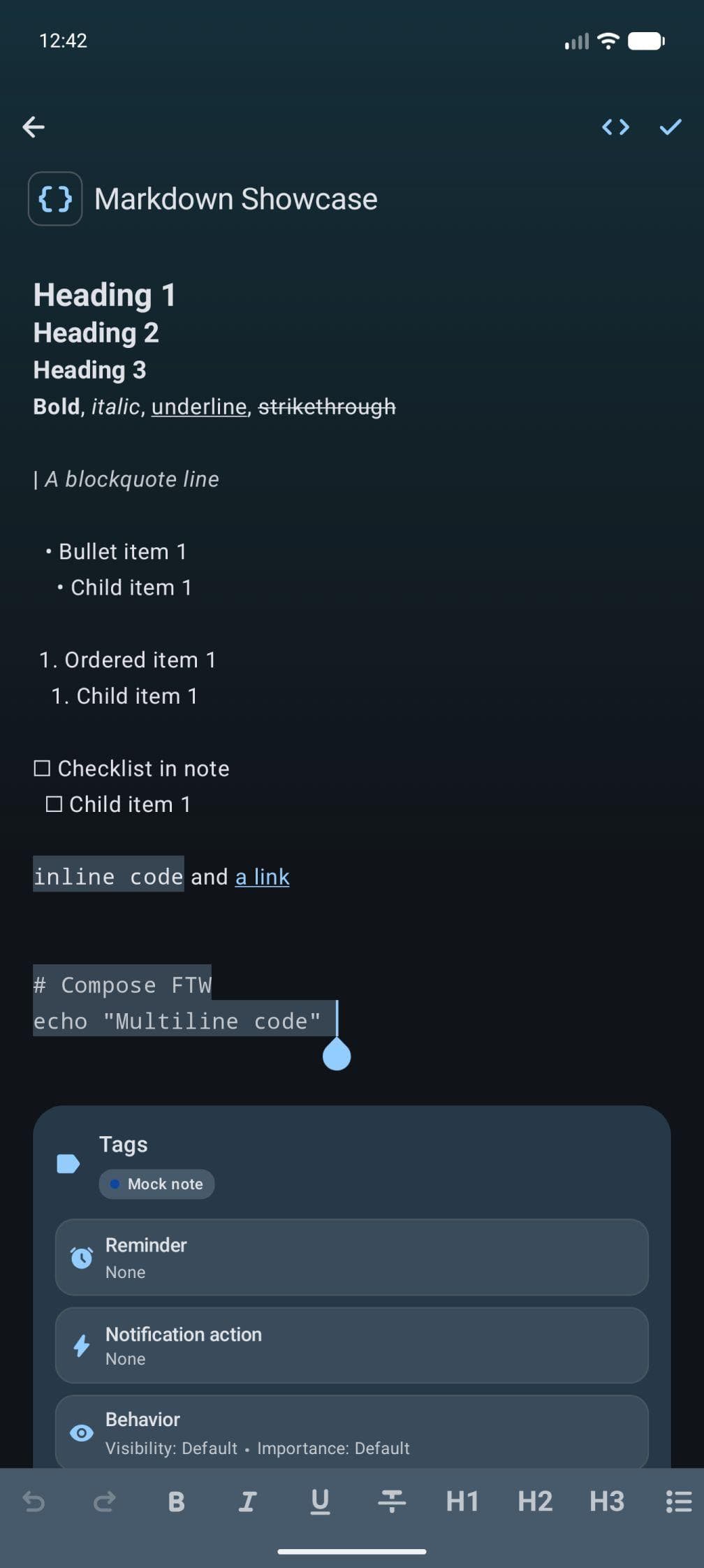 Скриншот 3 — Remember: Notes & Reminders