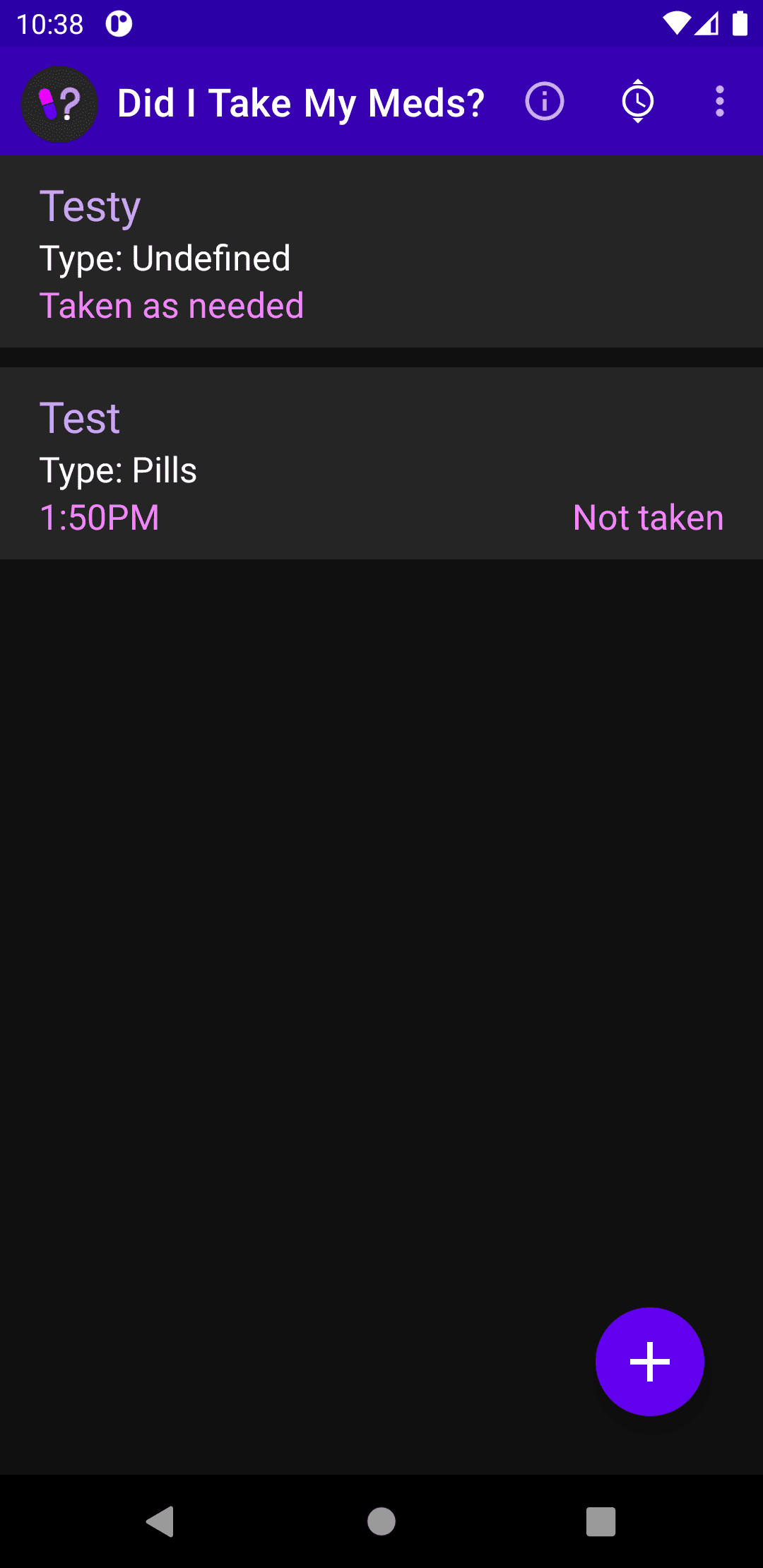 Скриншот 1 — Did I Take My Meds?