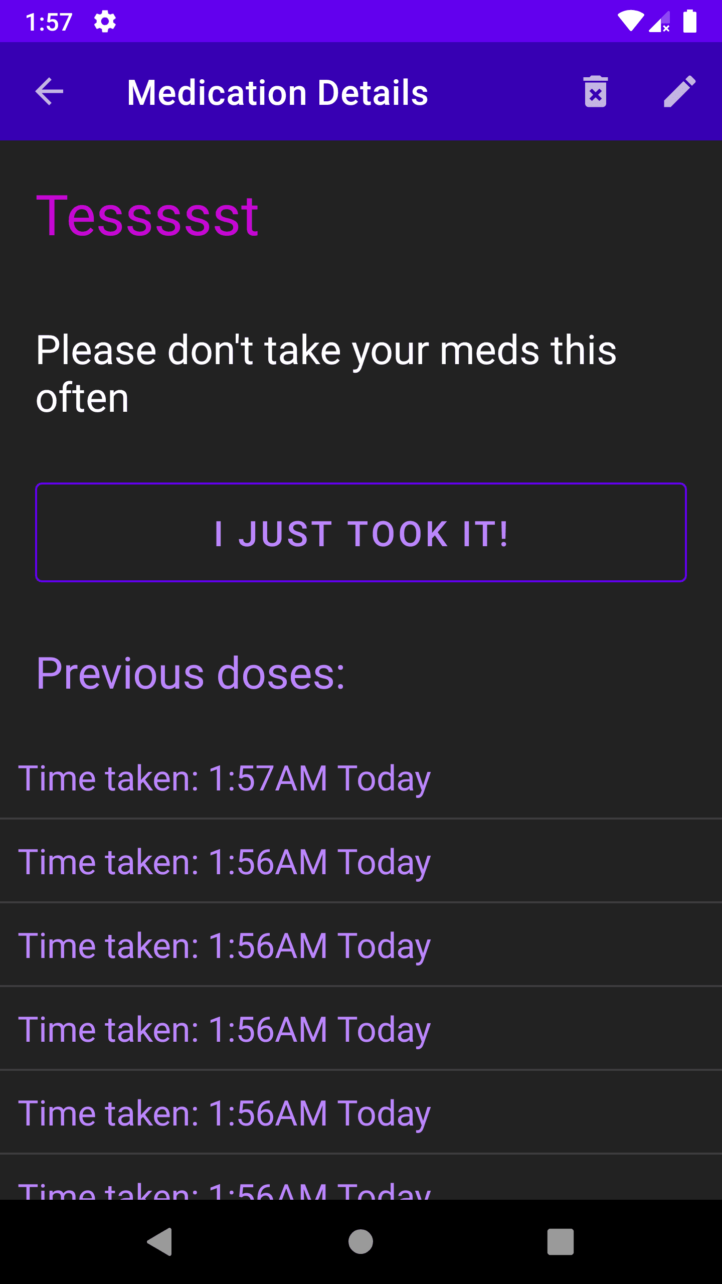 Скриншот 7 — Did I Take My Meds?