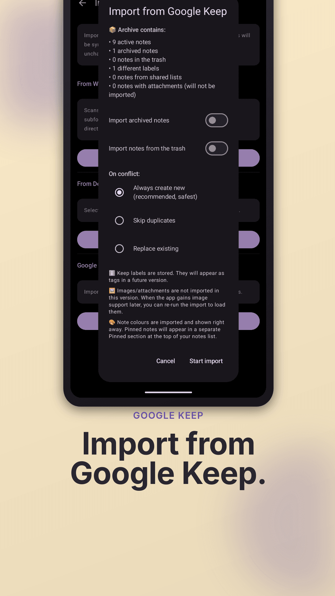 Скриншот 7 — Simple Notes Sync
