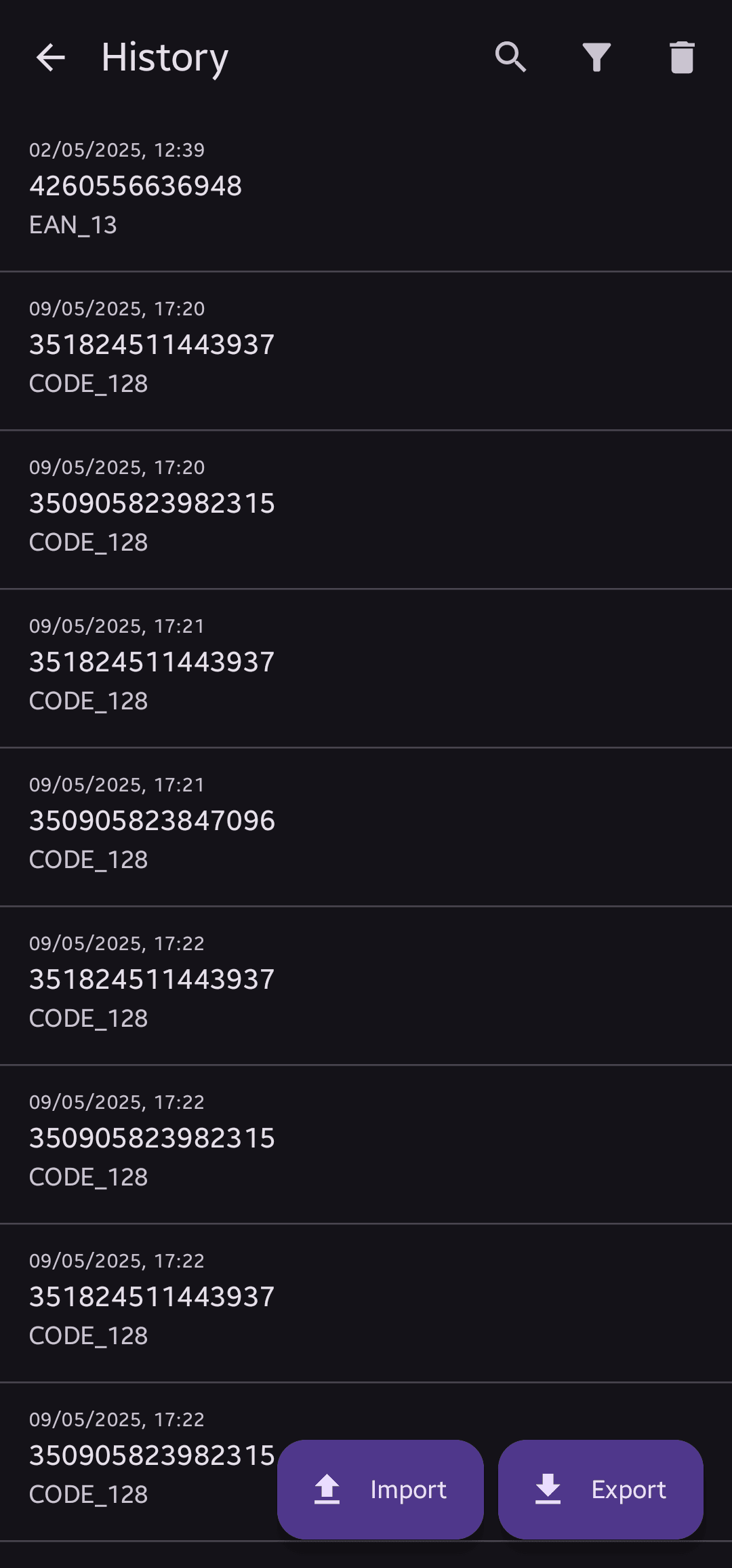 Скриншот 3 — Bluetooth QR & Barcode to PC