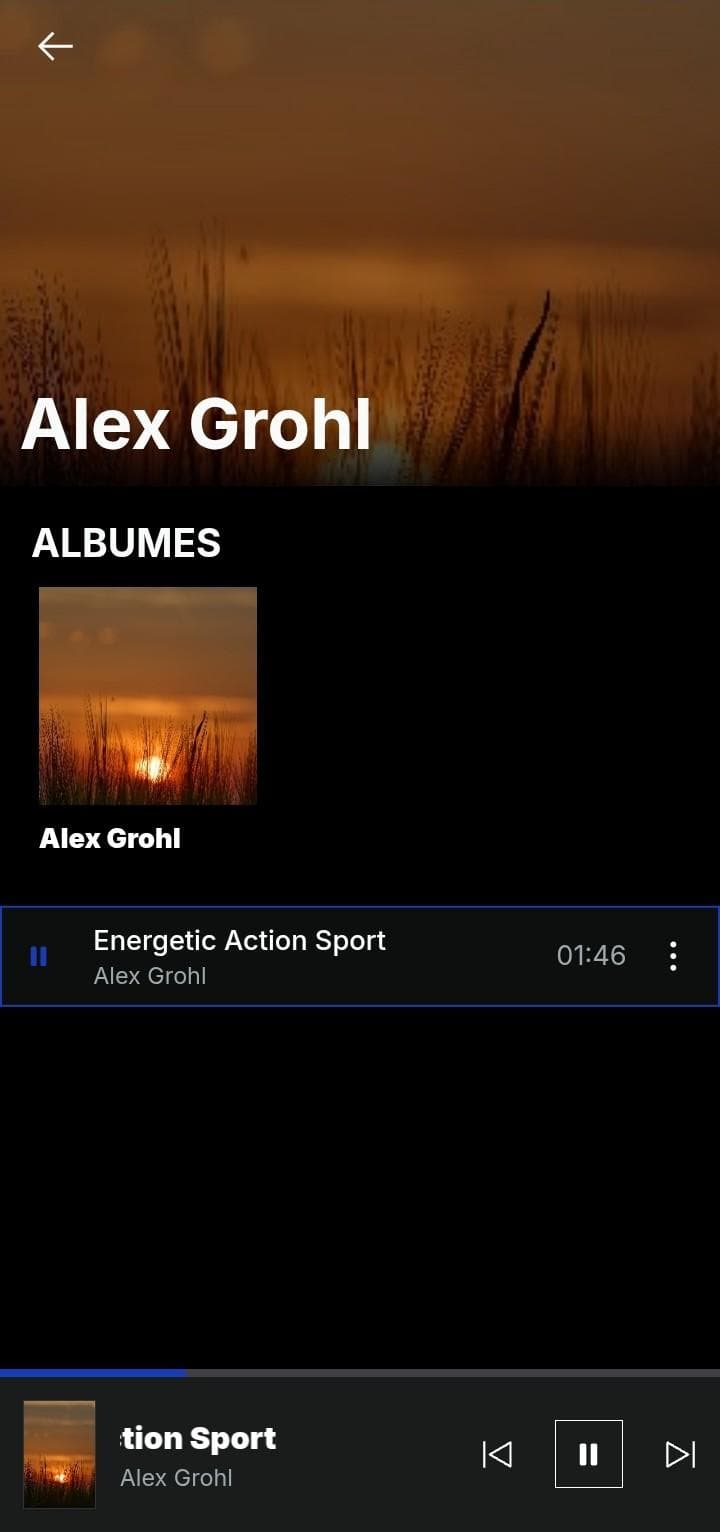 Скриншот 3 — Vibe - Music Player