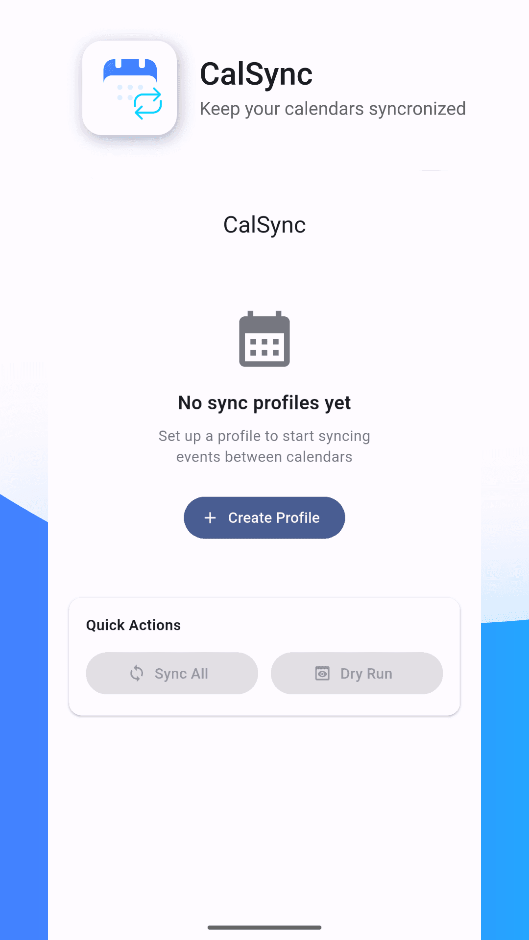 Скриншот 1 — CalSync - Local Calendar Sync