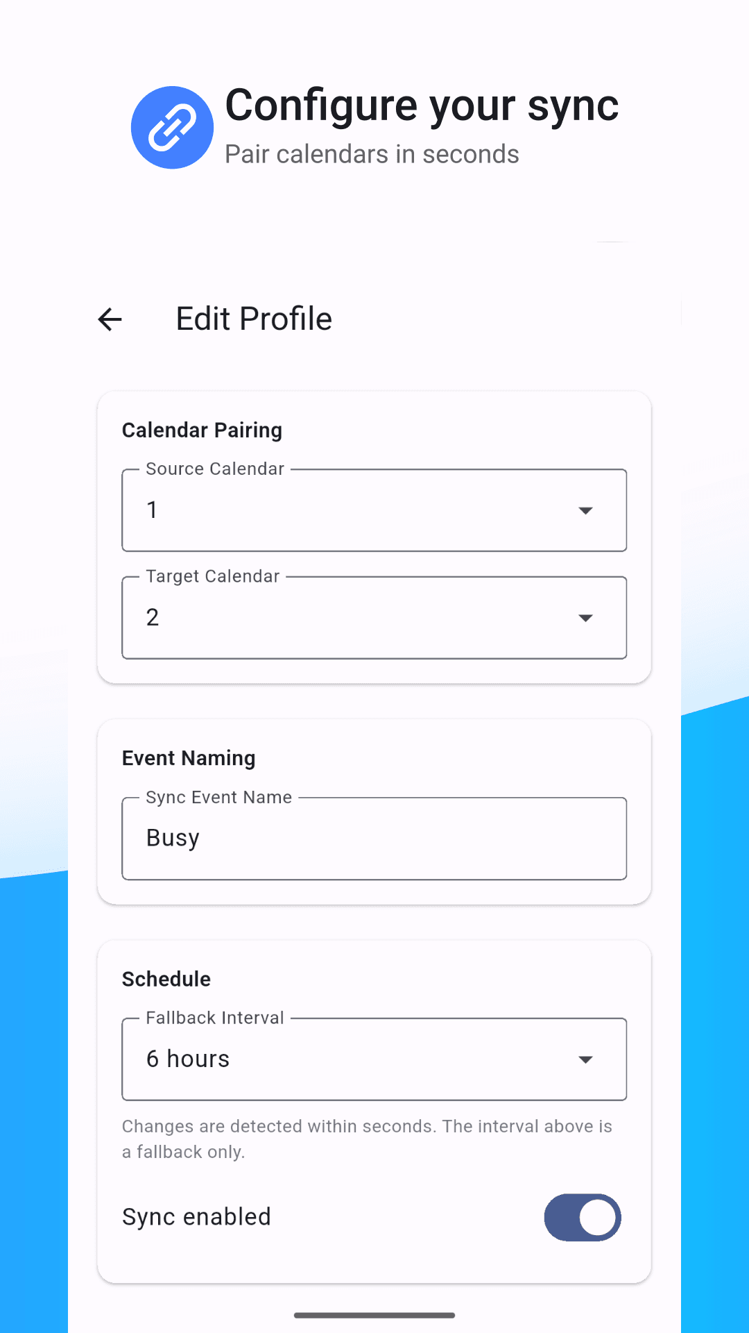 Скриншот 2 — CalSync - Local Calendar Sync