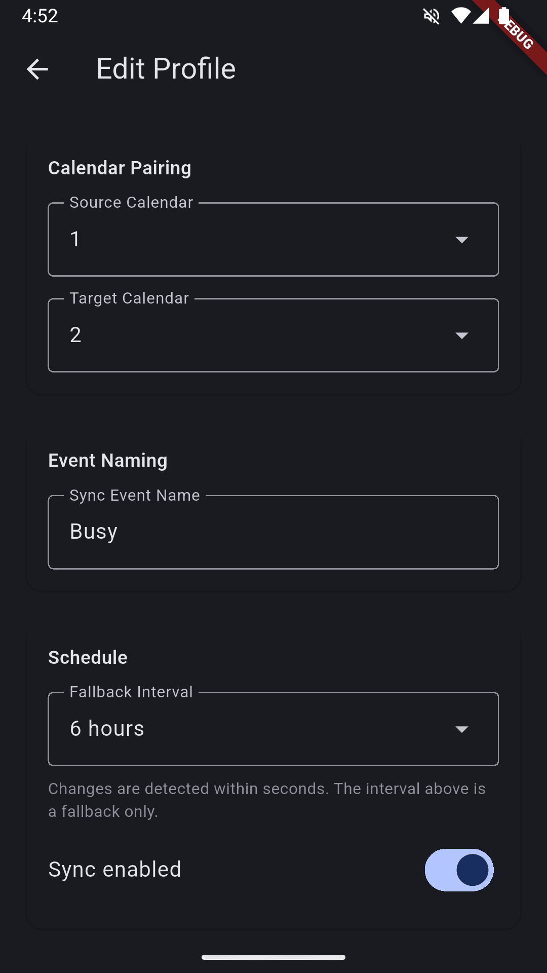 Скриншот 6 — CalSync - Local Calendar Sync