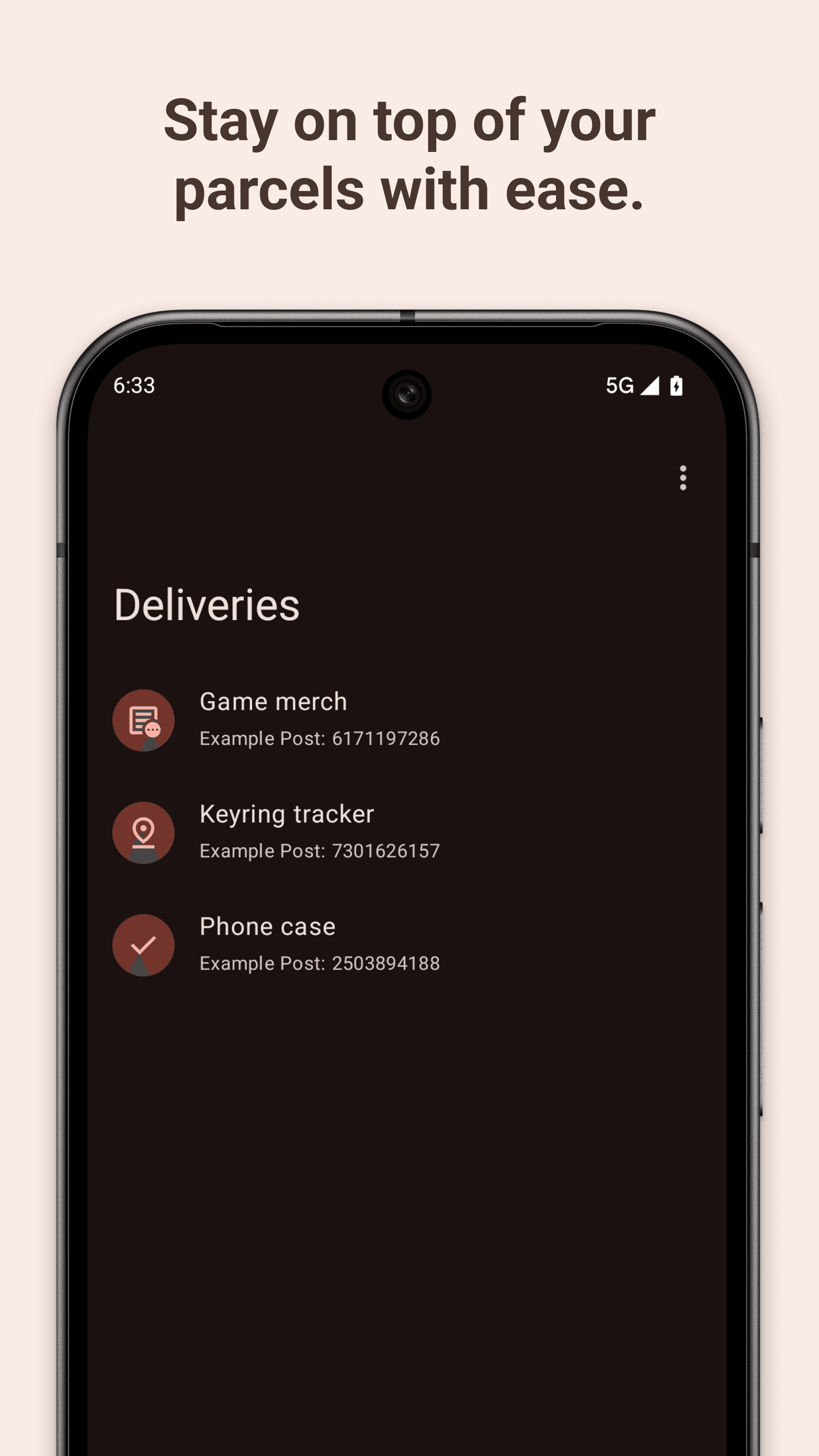 Скриншот 1 — Deliveries: Track your parcels