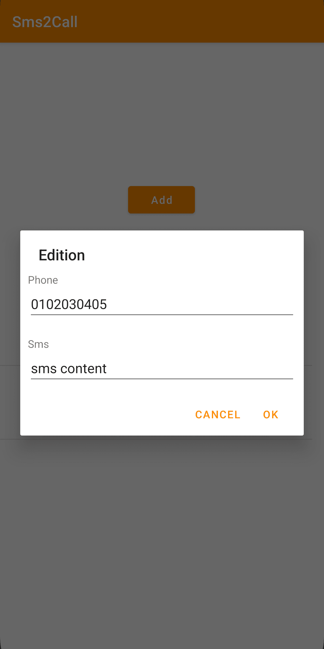 Скриншот 2 — sms2call