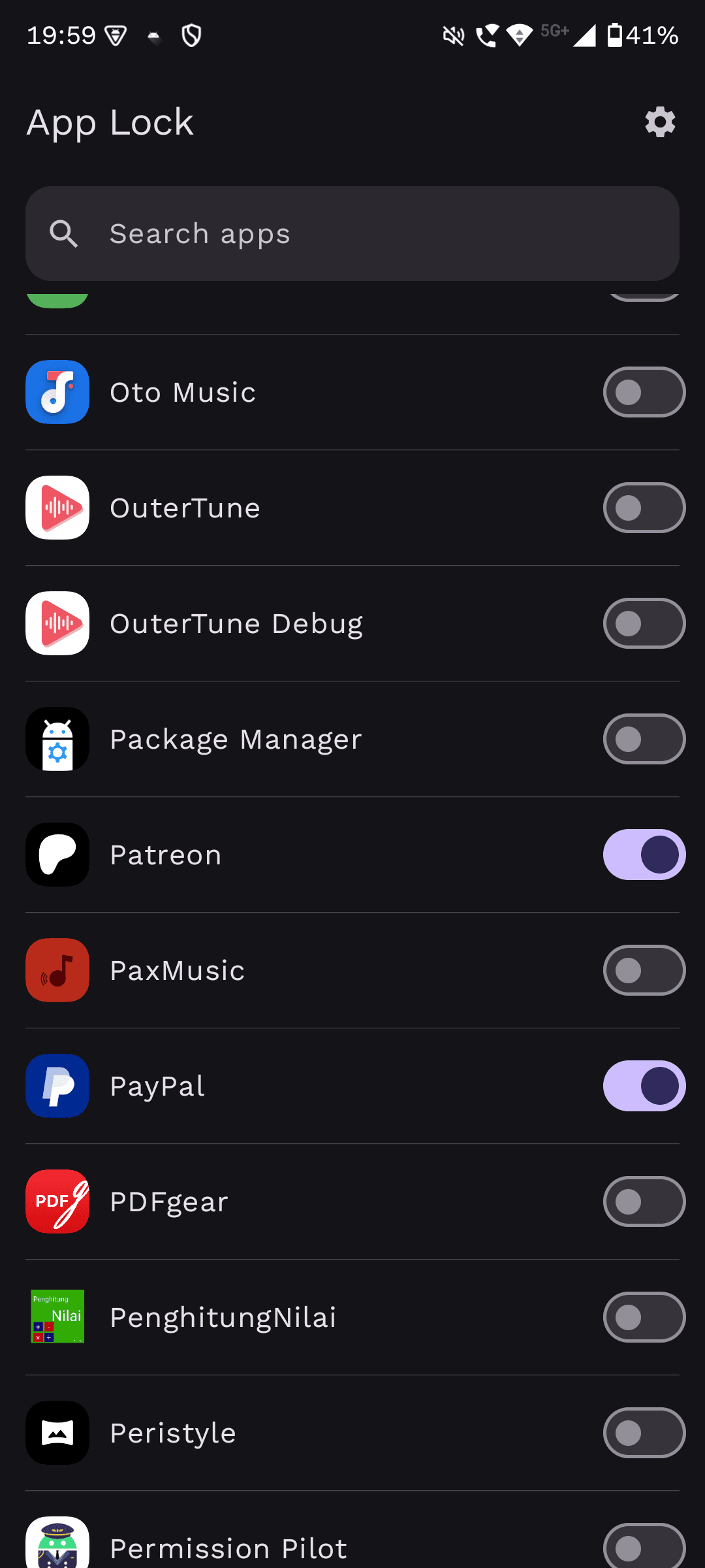 Скриншот 1 — App Lock