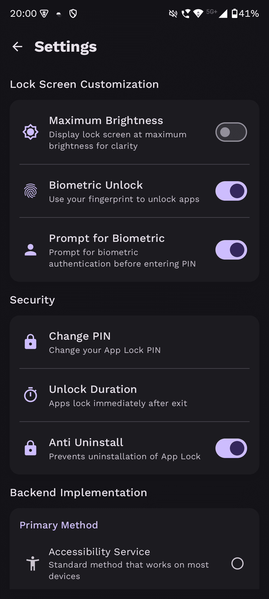 Скриншот 3 — App Lock