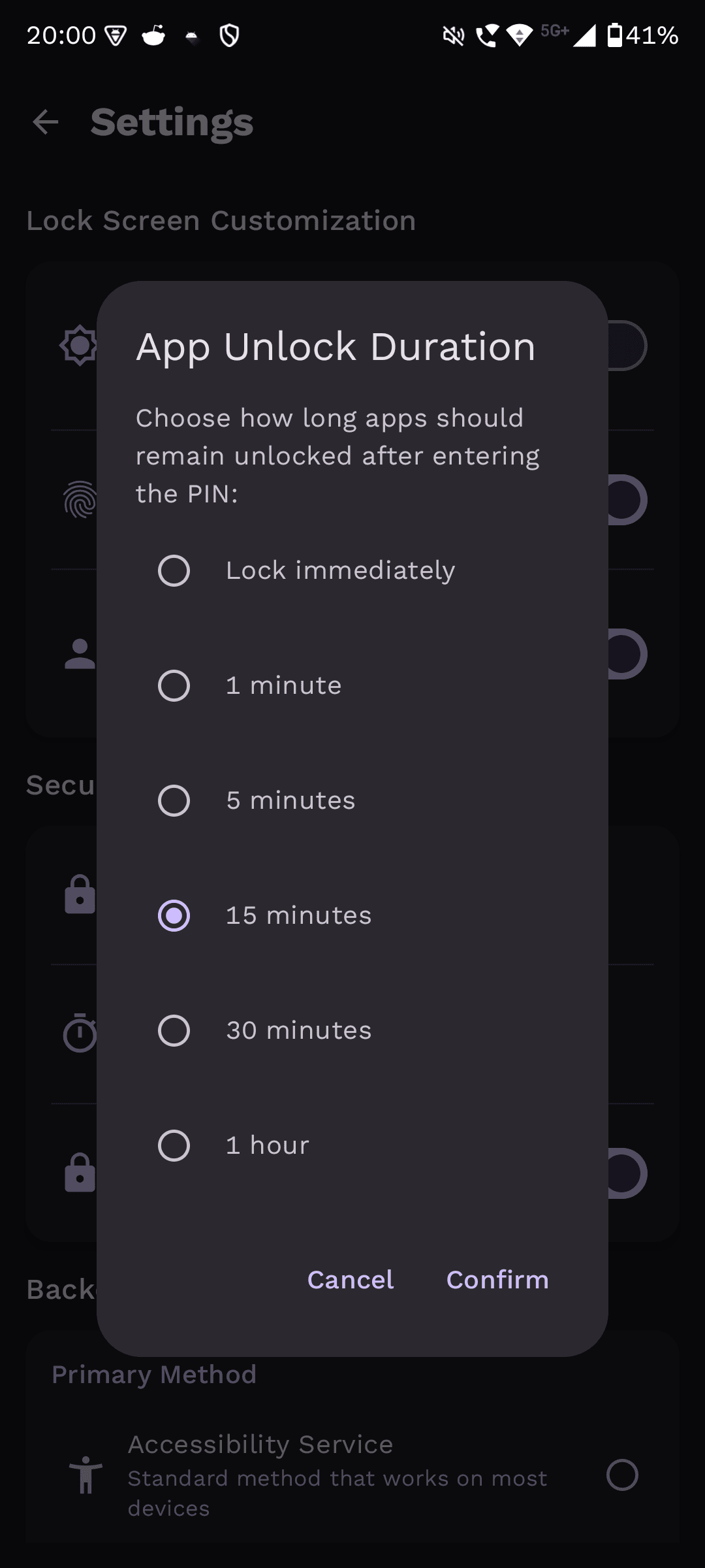 Скриншот 5 — App Lock
