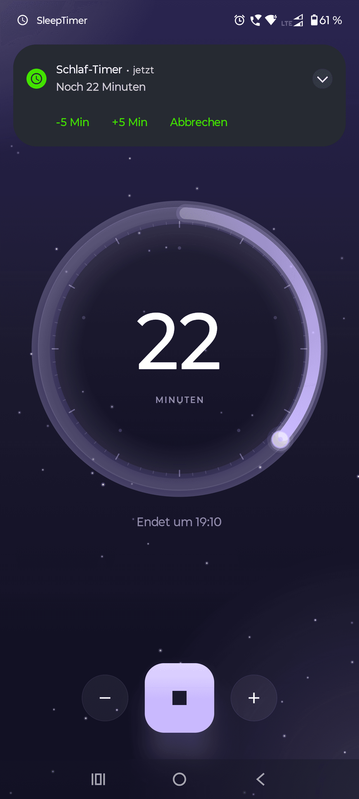 Скриншот 1 — SleepTimer