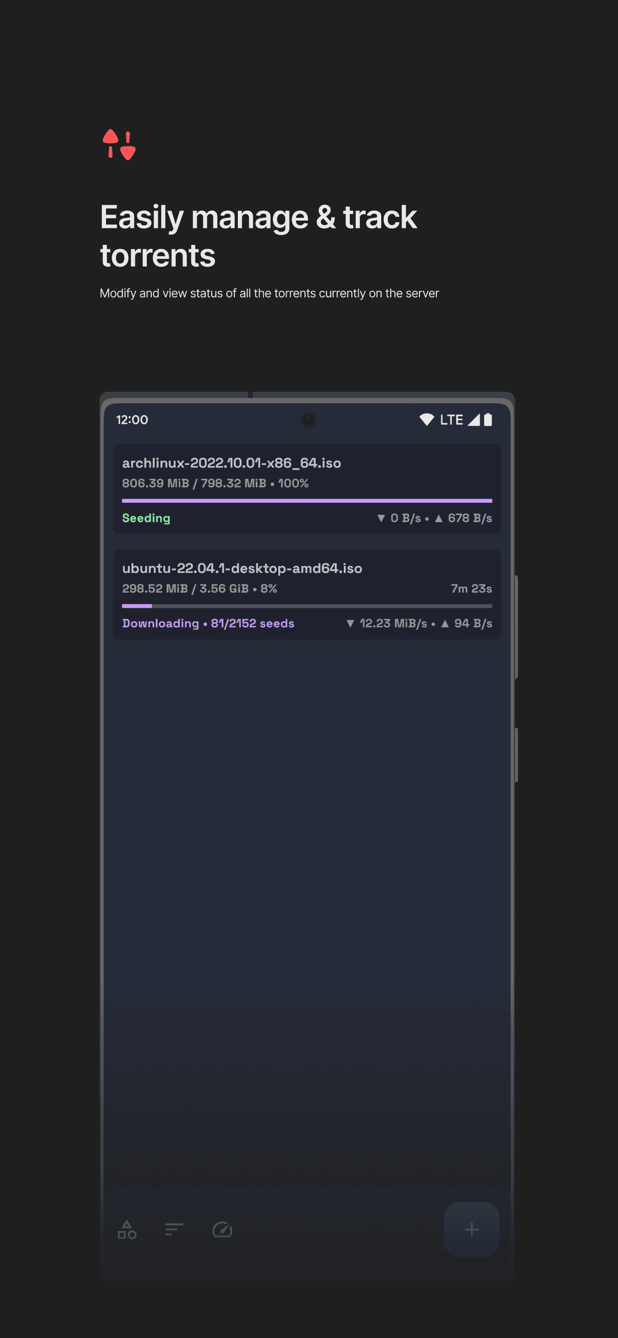 Скриншот 2 — qBittorrent Manager