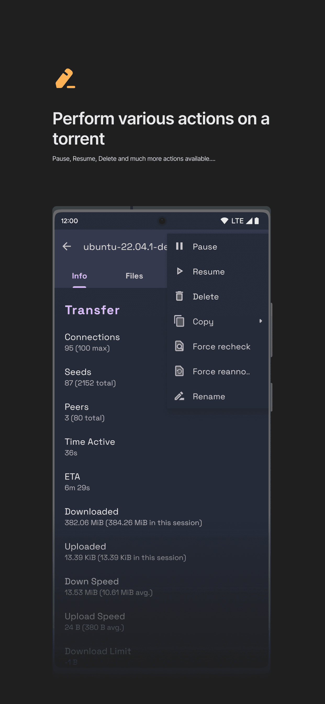 Скриншот 4 — qBittorrent Manager