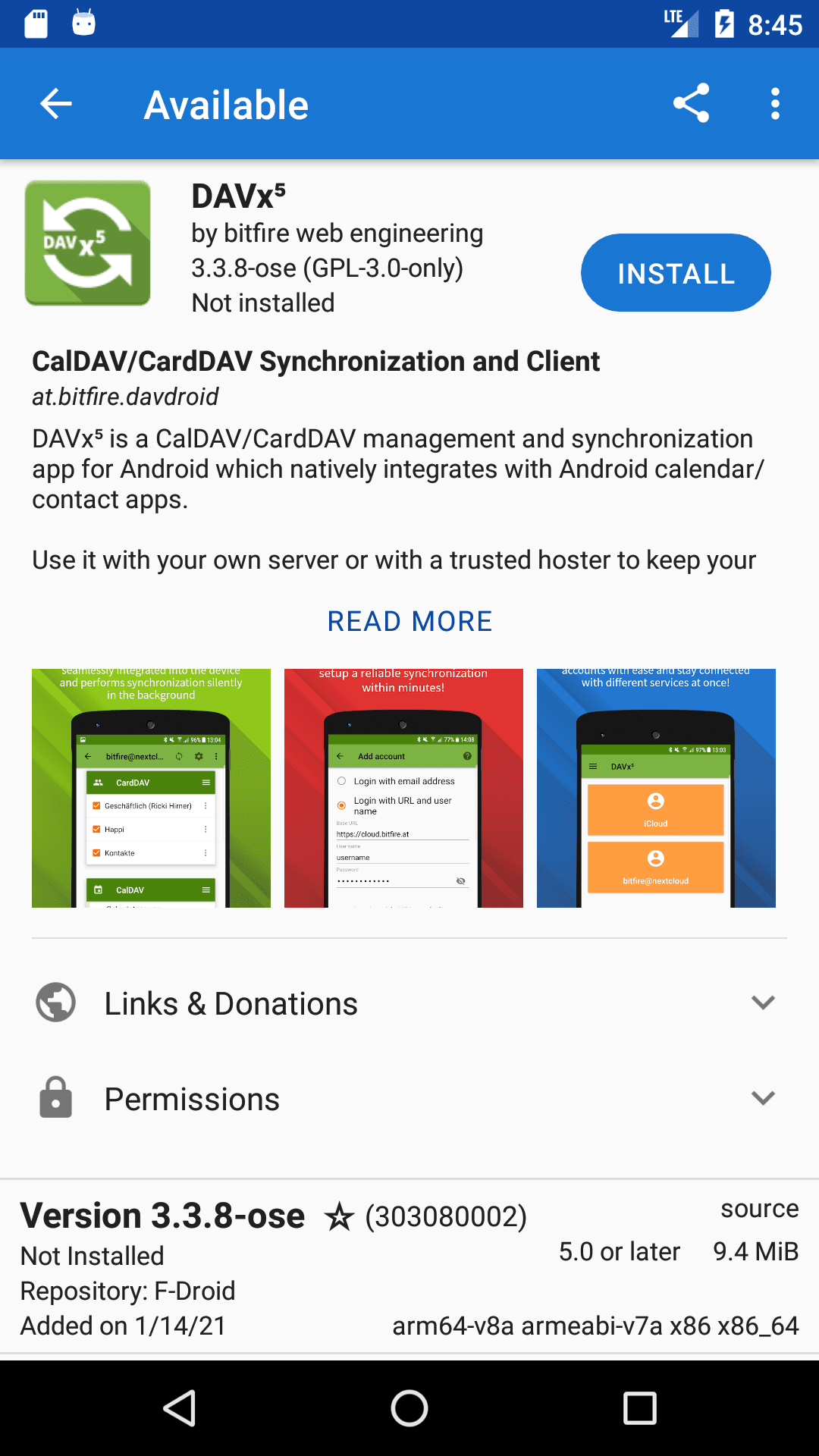 Скриншот 3 — F-Droid Classic