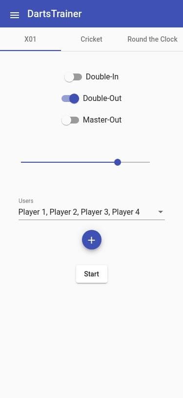 Скриншот 1 — DartsTrainer