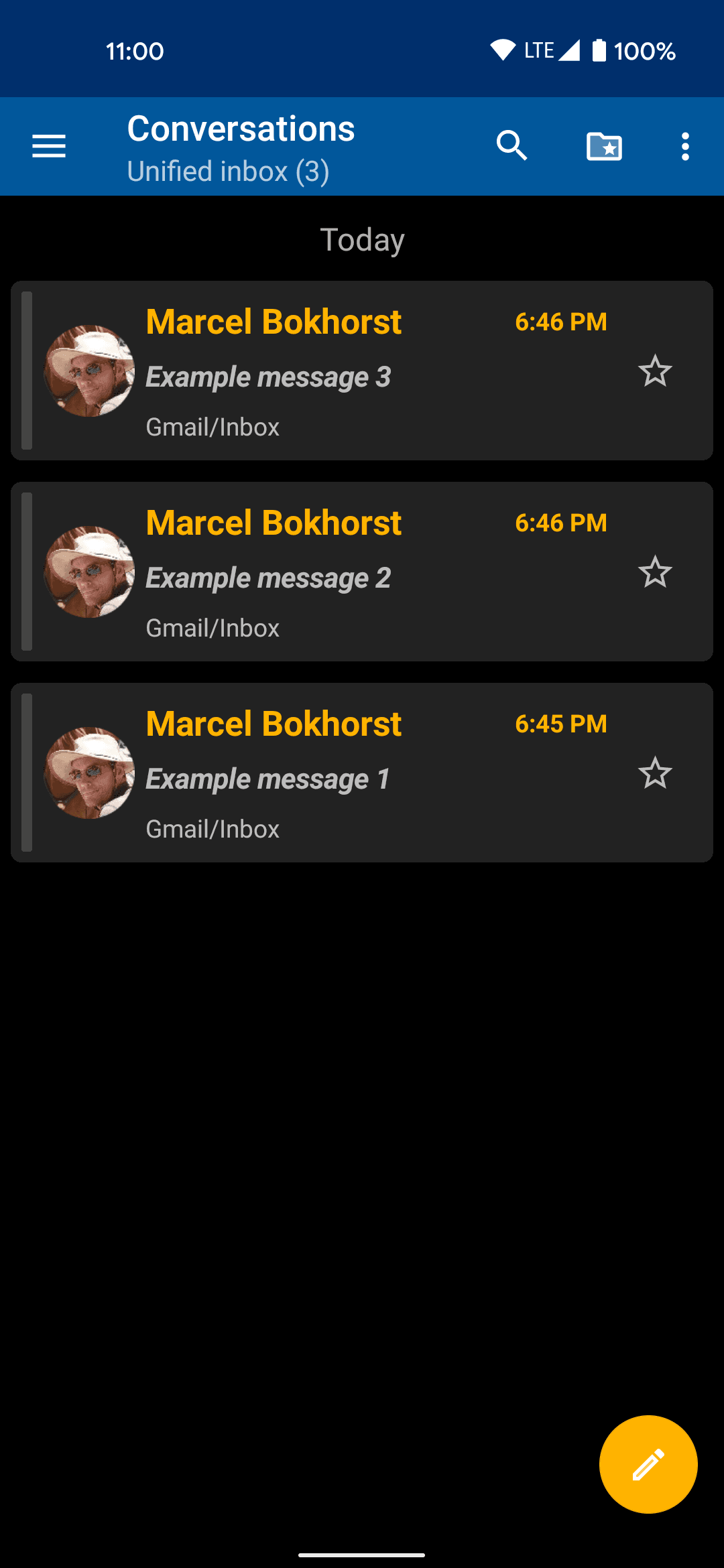 Скриншот 4 — FairEmail