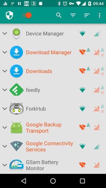 Скриншот 1 — NetGuard