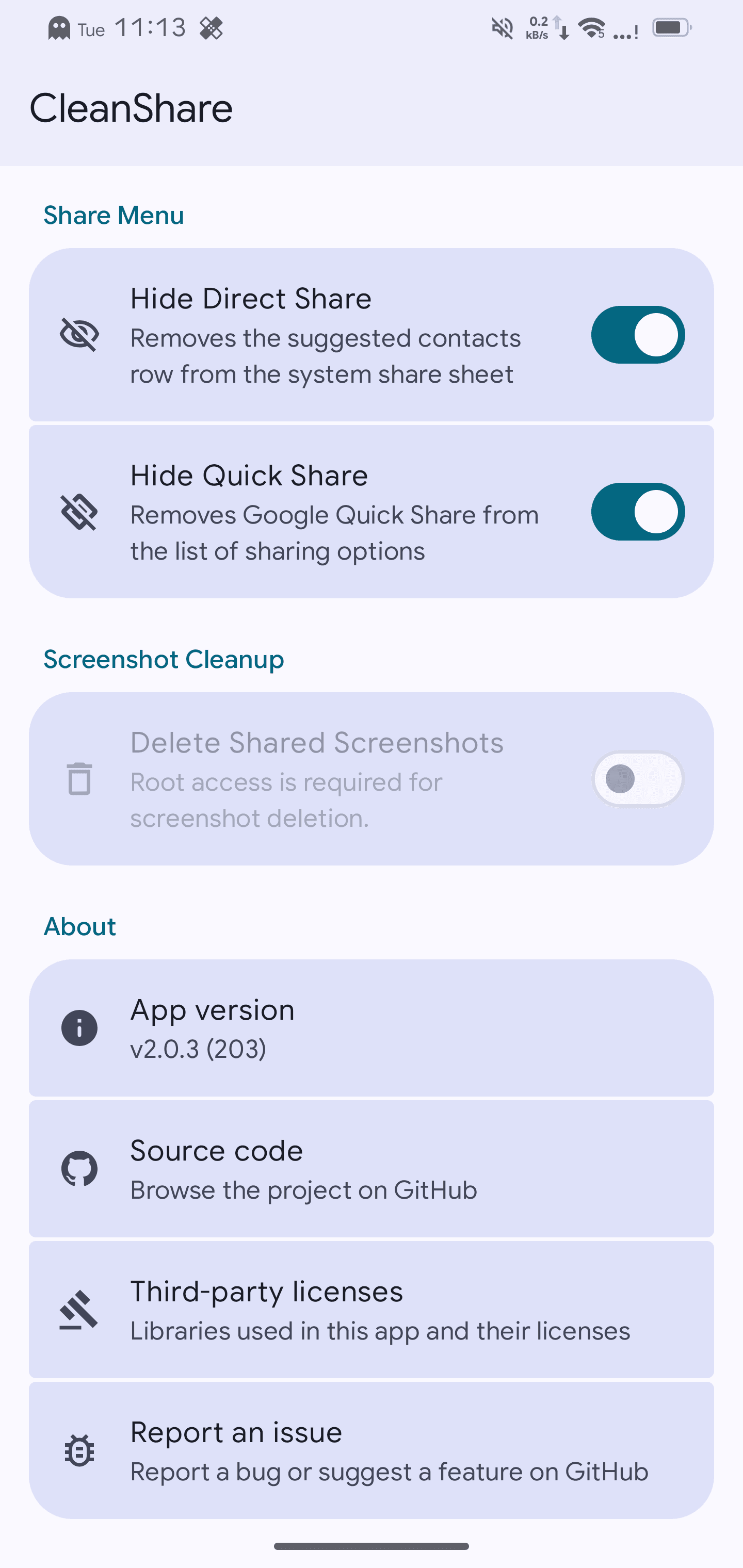 Скриншот 5 — CleanShare
