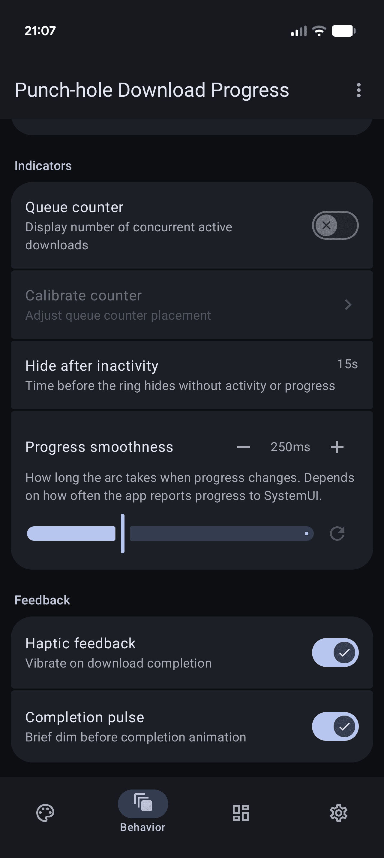 Скриншот 8 — Punch-hole Download Progress