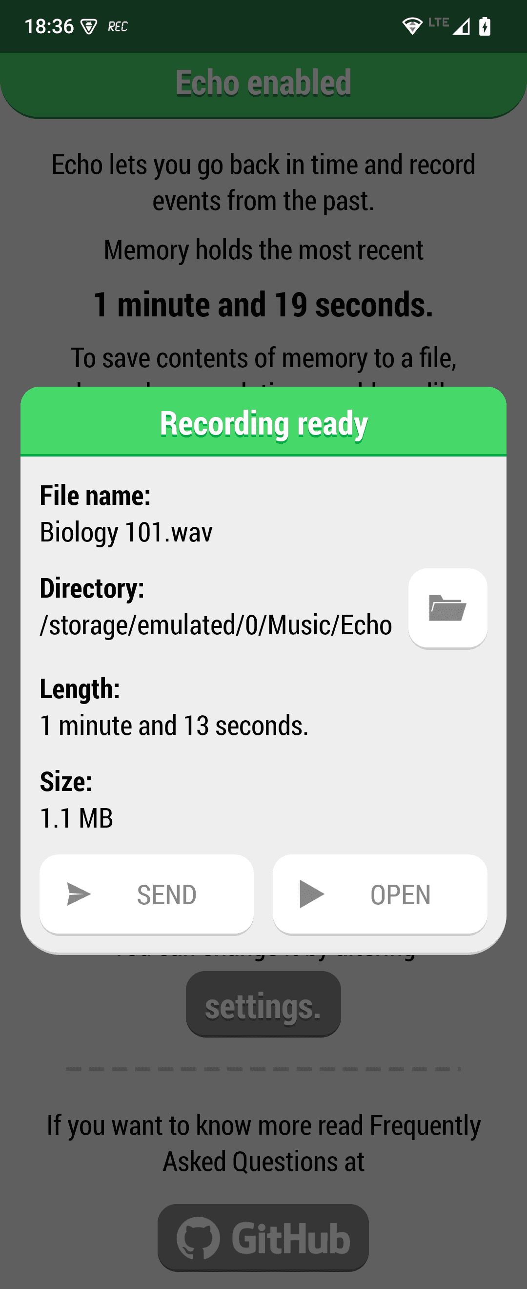 Скриншот 2 — Echo