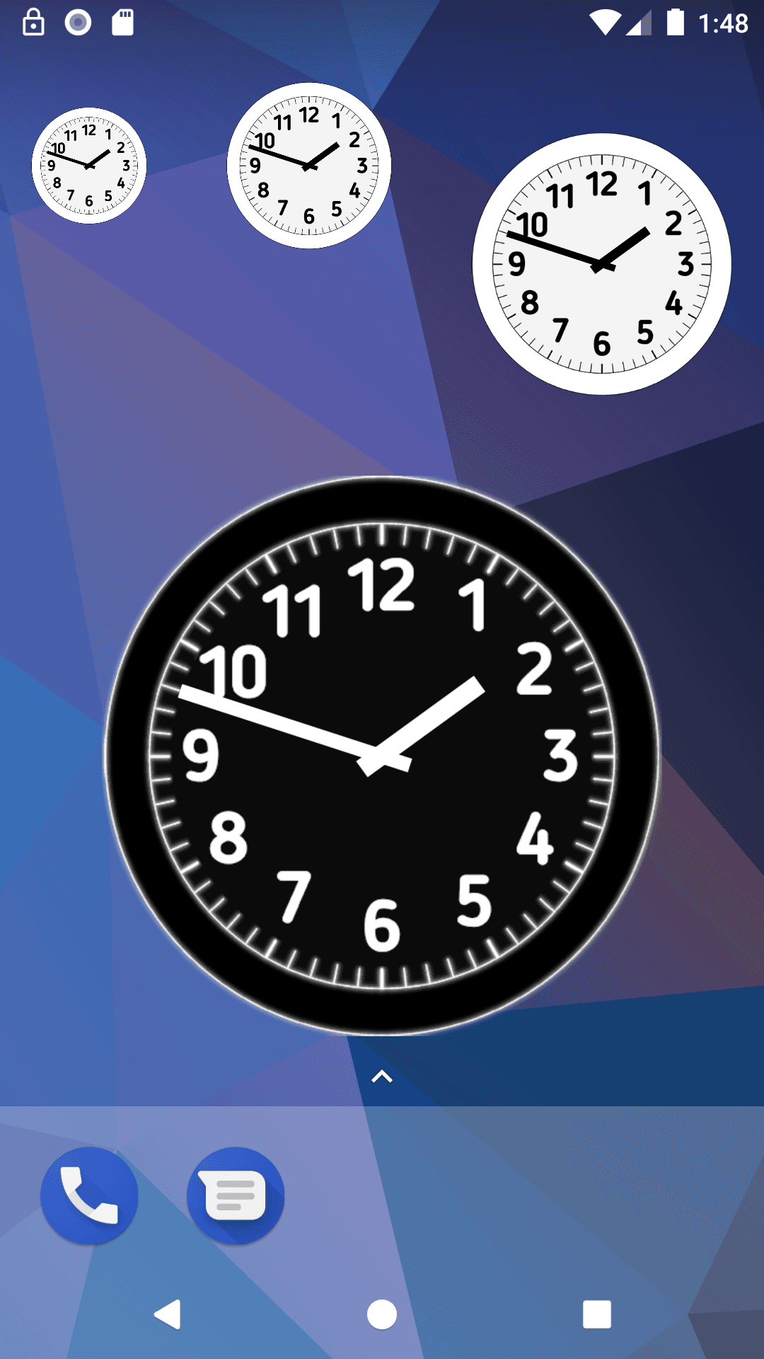 Скриншот 1 — Analog Clock Widget