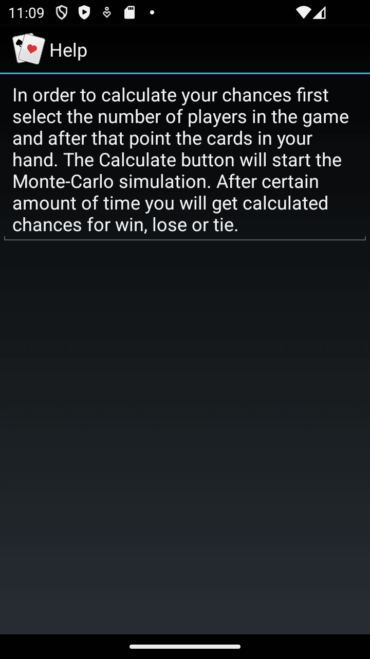 Скриншот 3 — Svarka Odds Calculator
