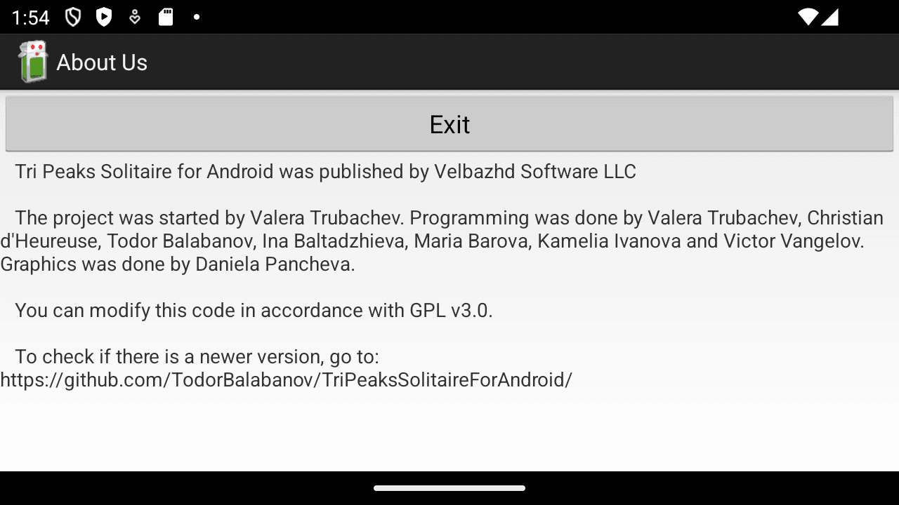 Скриншот 2 — Tri PeaksSolitaire for Android