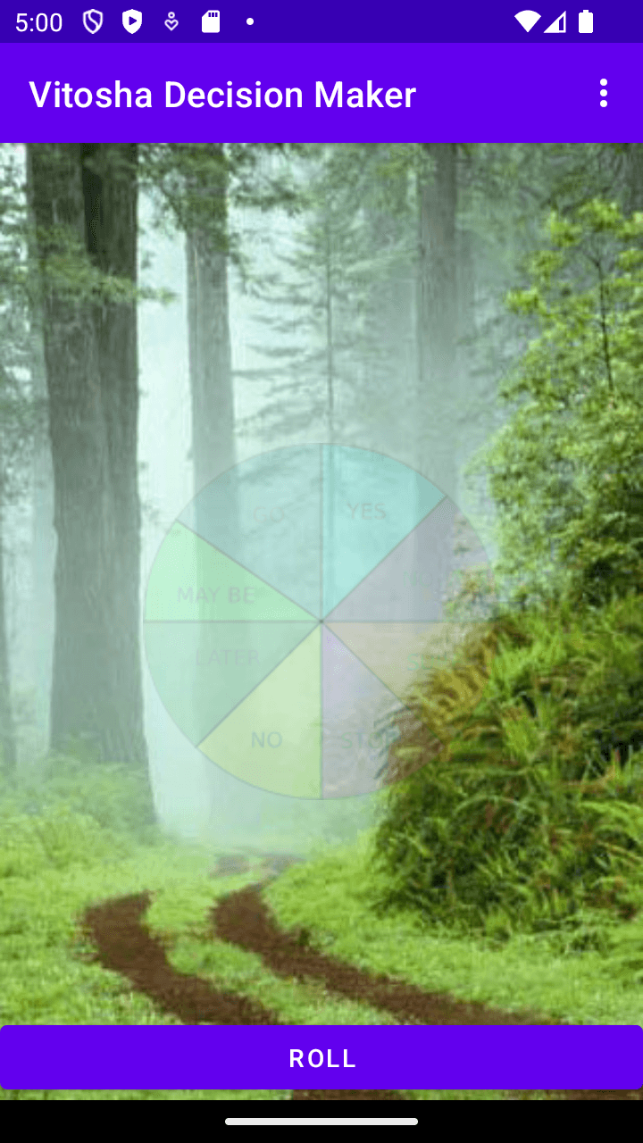 Скриншот 1 — Vitosha Decision Maker