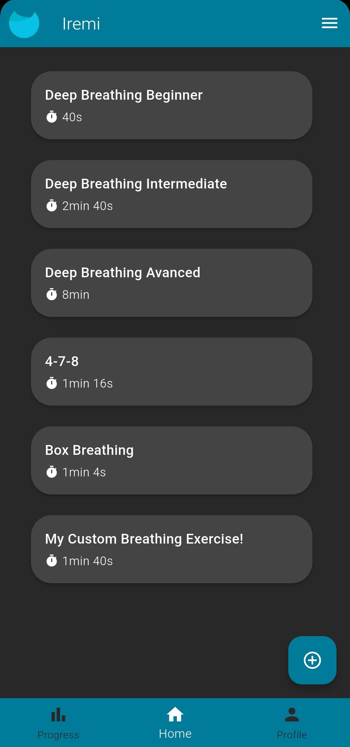 Скриншот 2 — Iremi Breathing App
