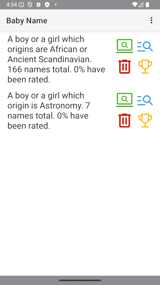 Скриншот 4 — Baby Name