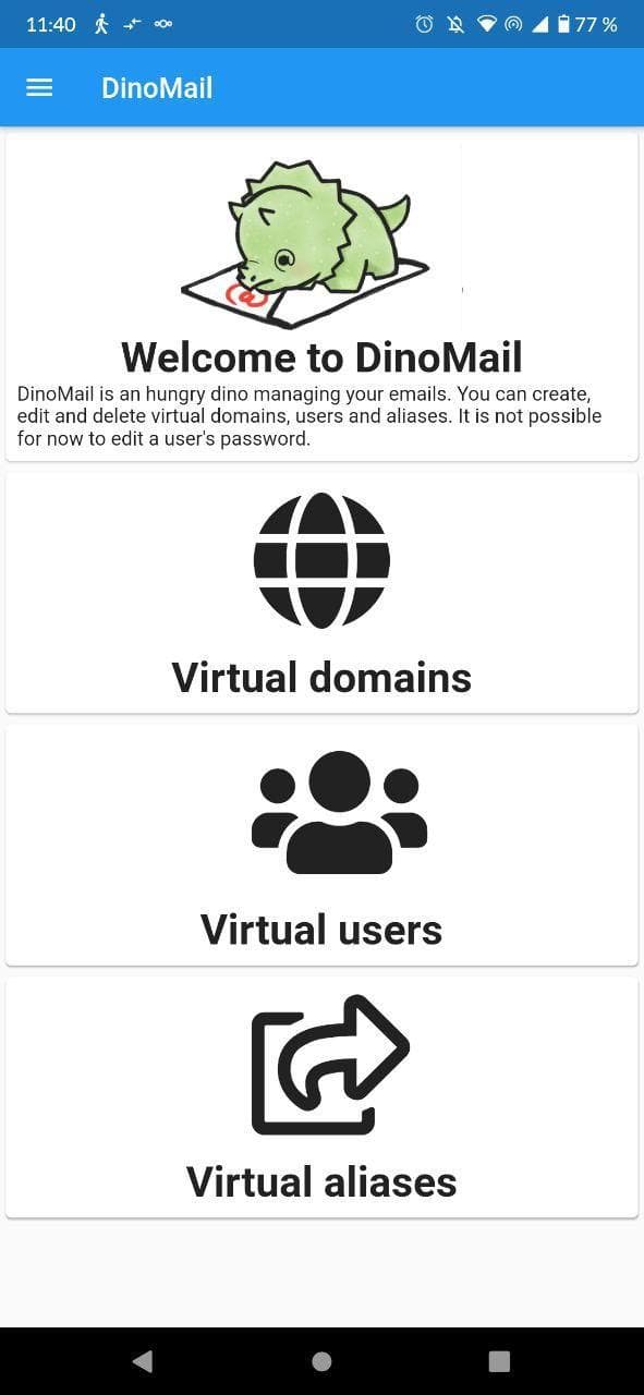 Скриншот 1 — Dinomail