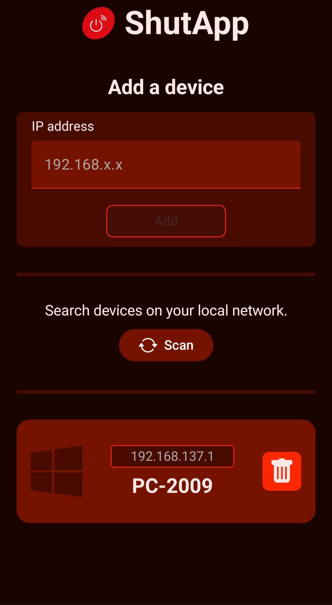 Скриншот 3 — ShutApp