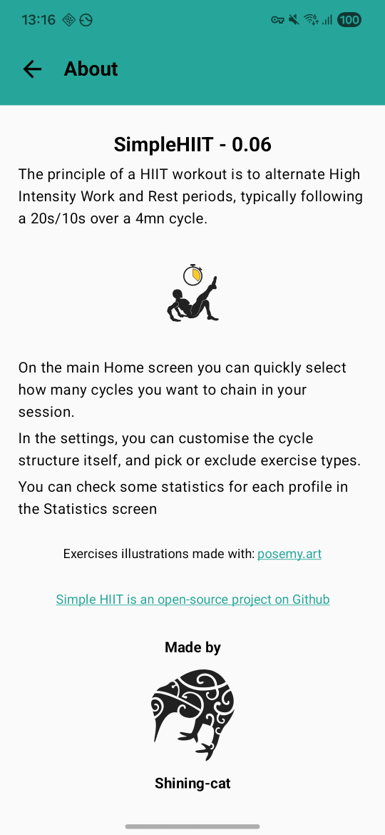 Скриншот 2 — SimpleHIIT