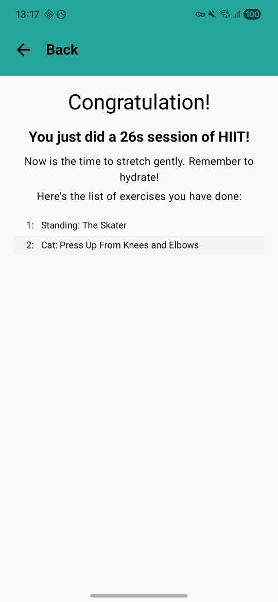 Скриншот 6 — SimpleHIIT