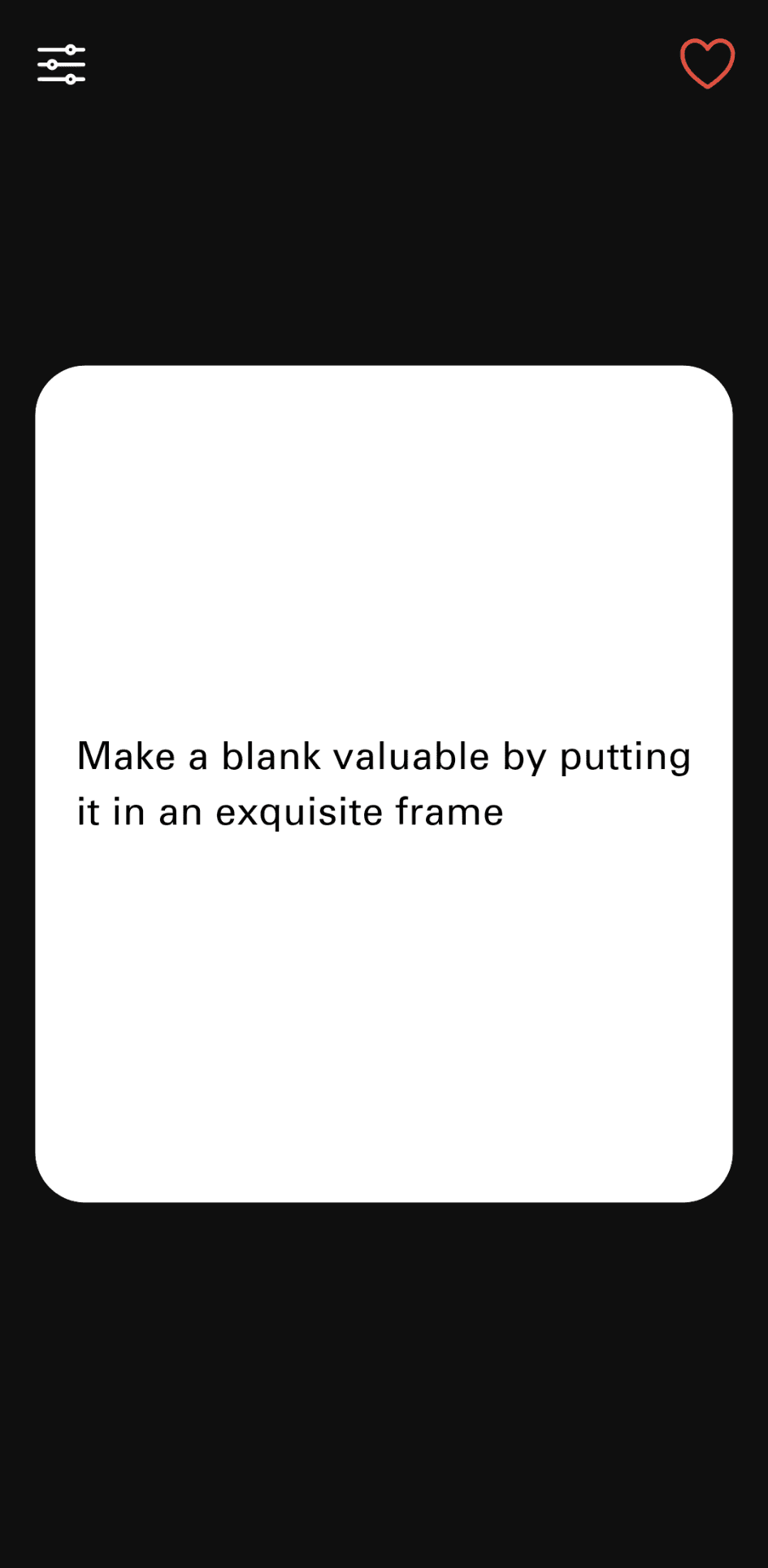 Скриншот 4 — Oblique Strategies
