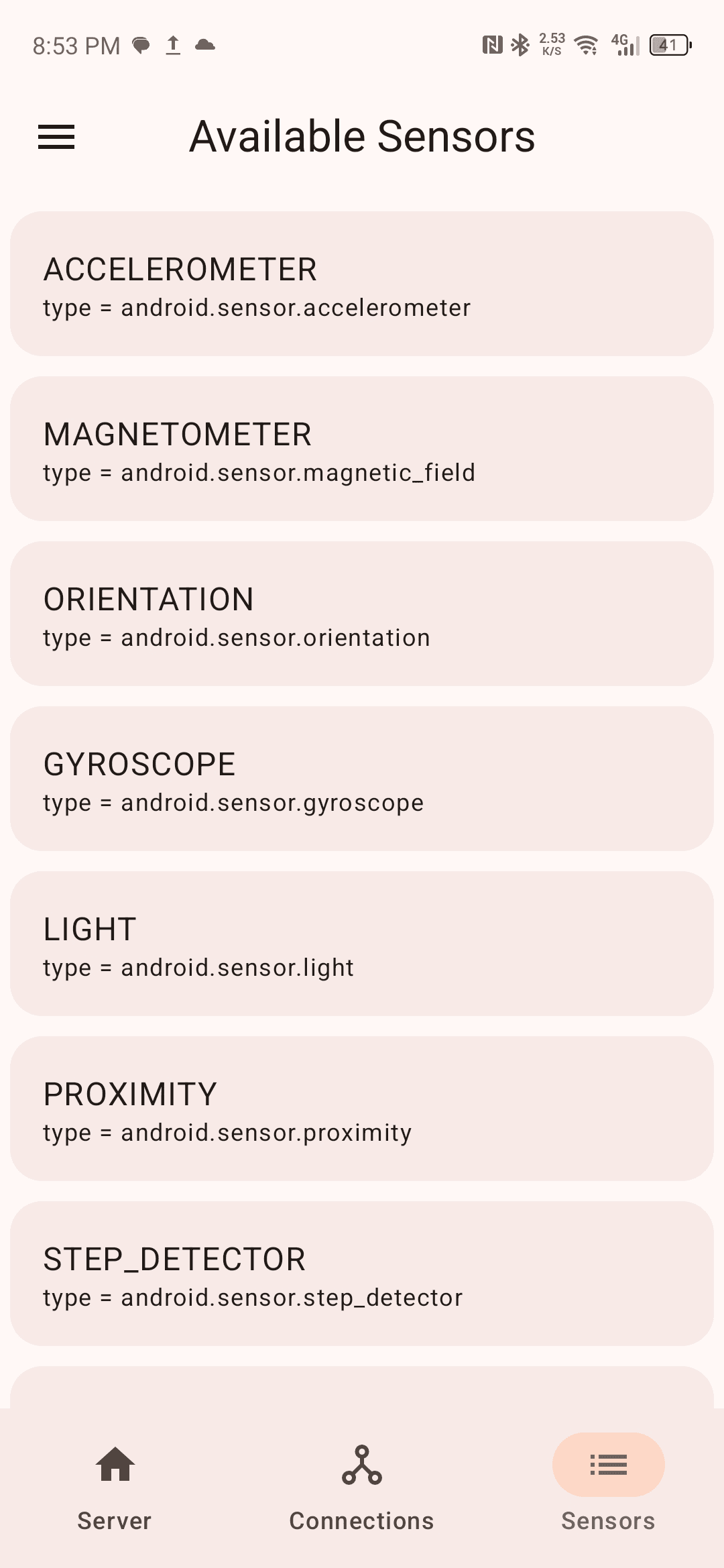 Скриншот 6 — Sensor Server