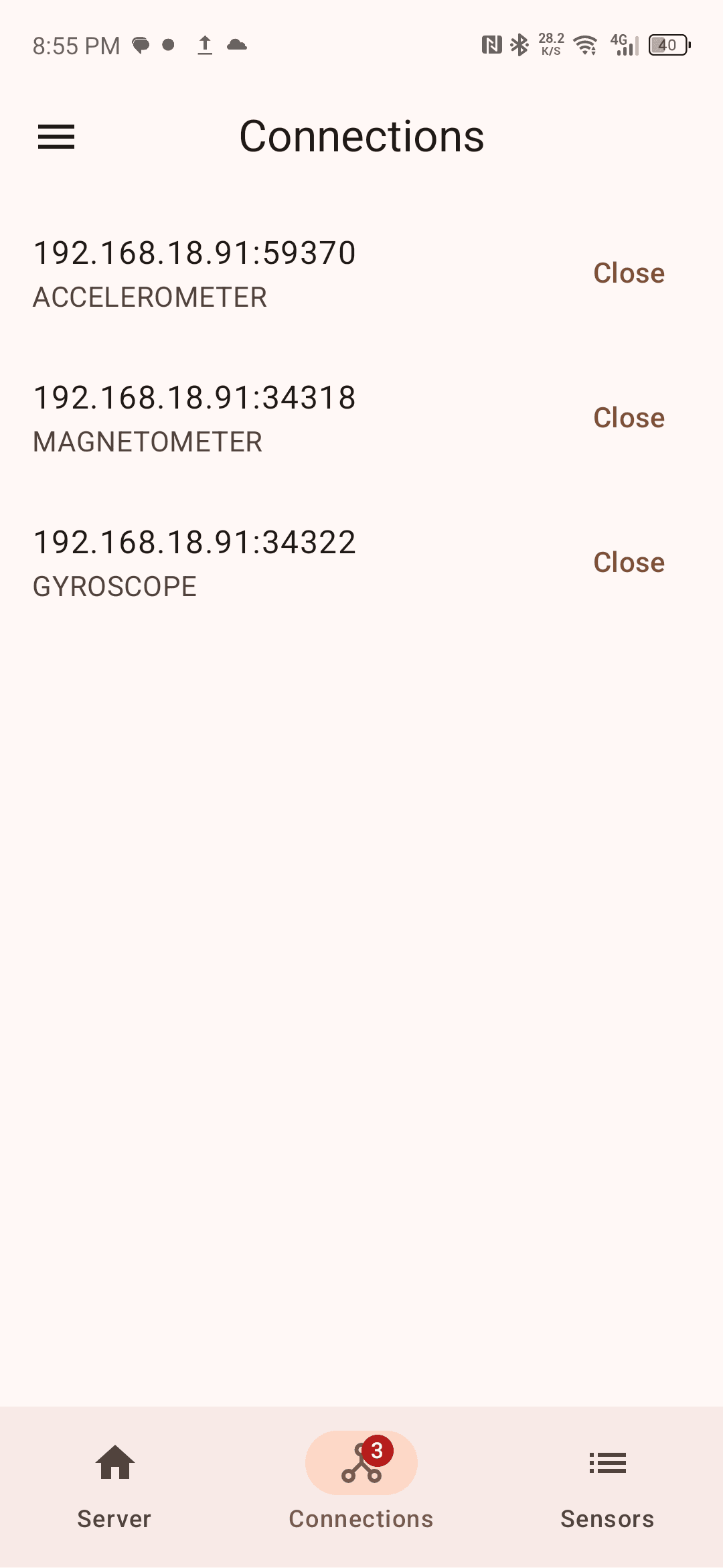 Скриншот 8 — Sensor Server
