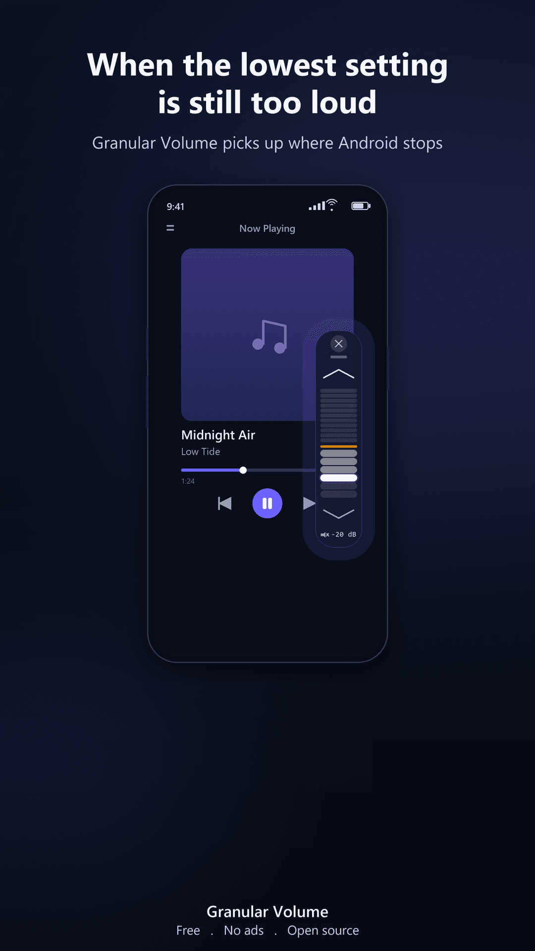 Скриншот 1 — Volume Control: Quiet Dial