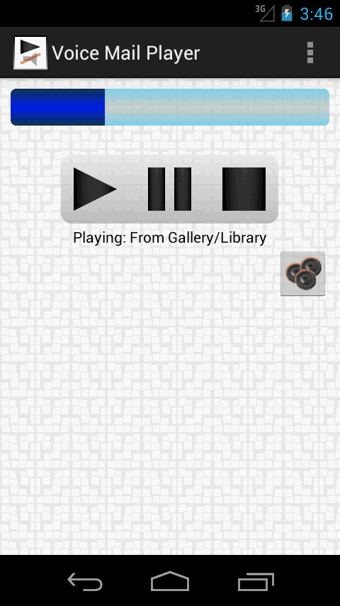Скриншот 1 — Voice Mail Player